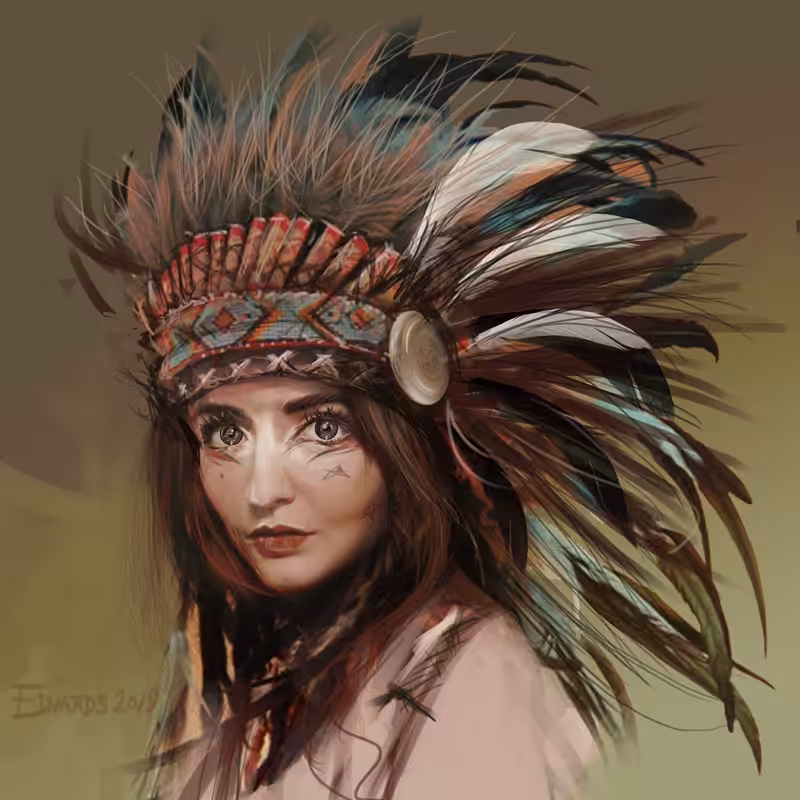 Study for skin, hair and feathers