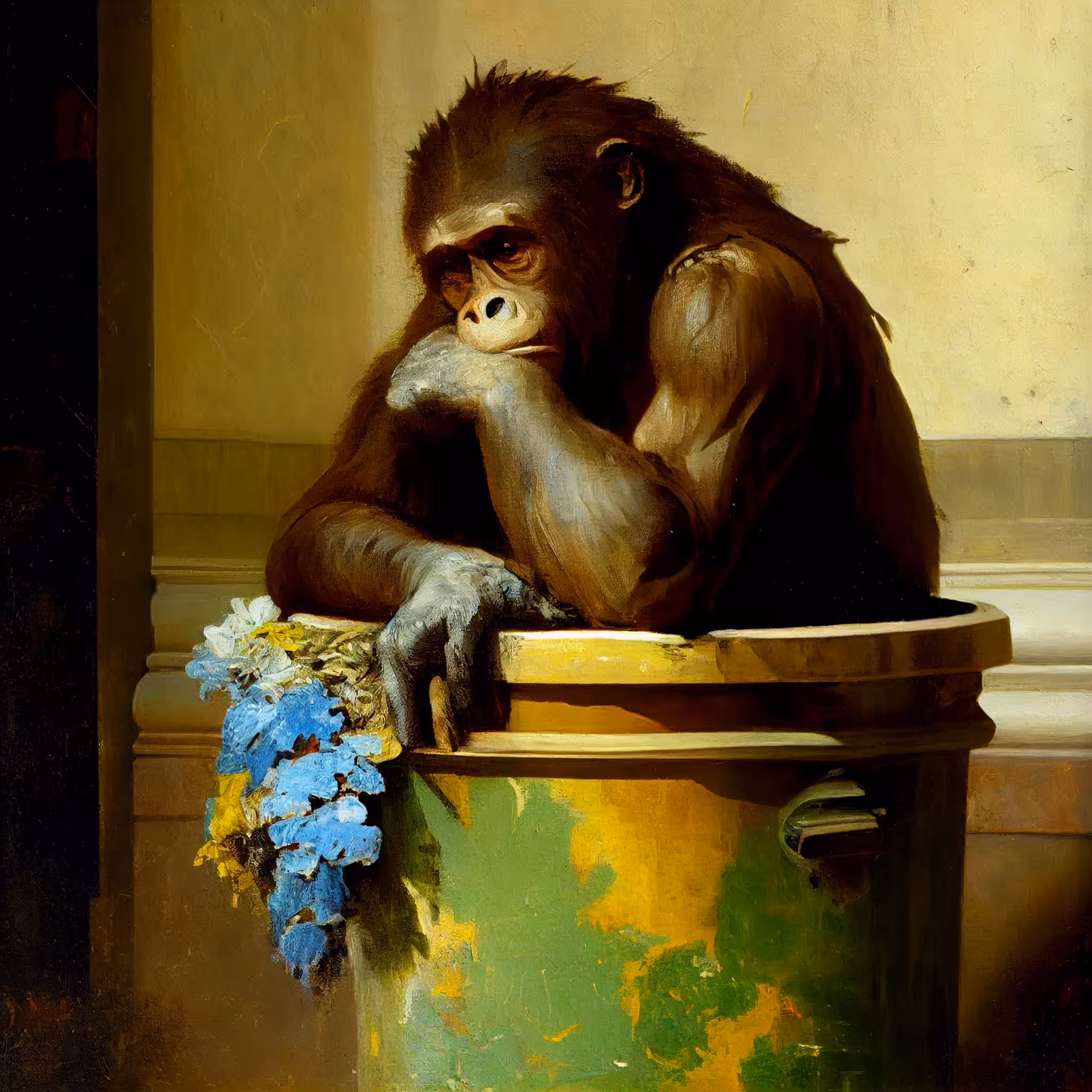 Fine Trash: Bored ape in a toter