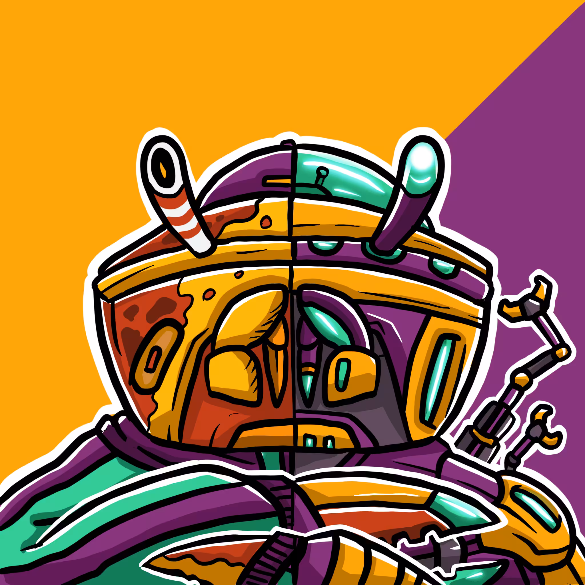 Mirror Zoo: Crab / UFO (rare)
