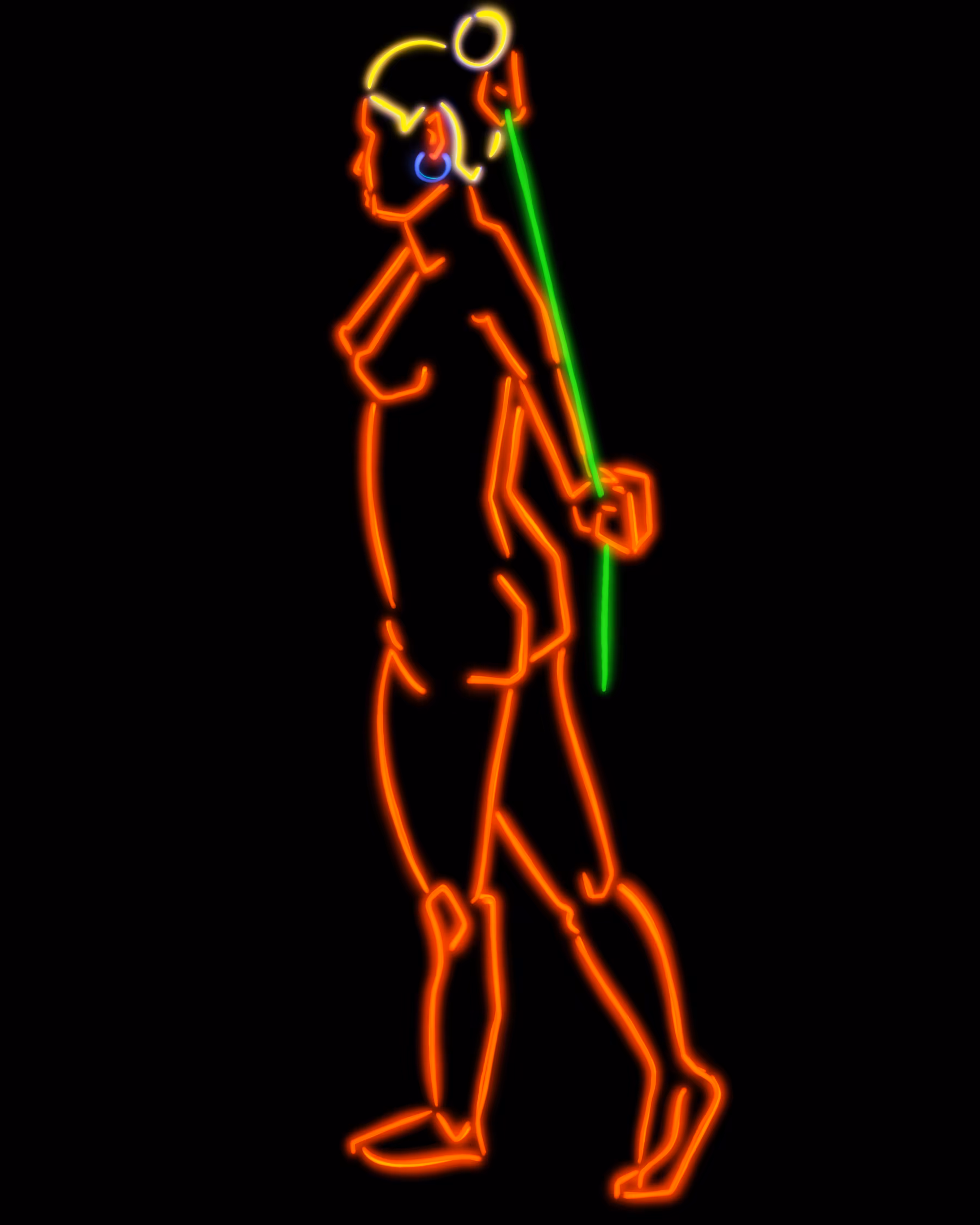 Life Drawing - Neon – 15.08.2019