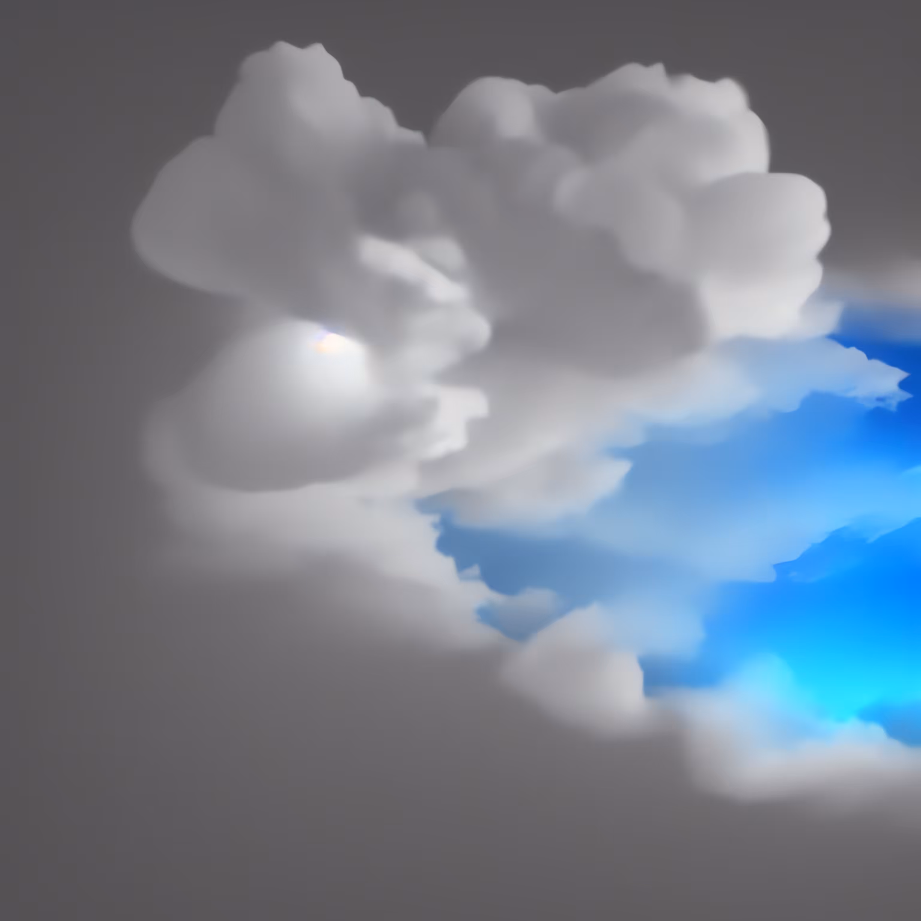 rainy ☁︎ clouds ☁︎ || royal blue #4