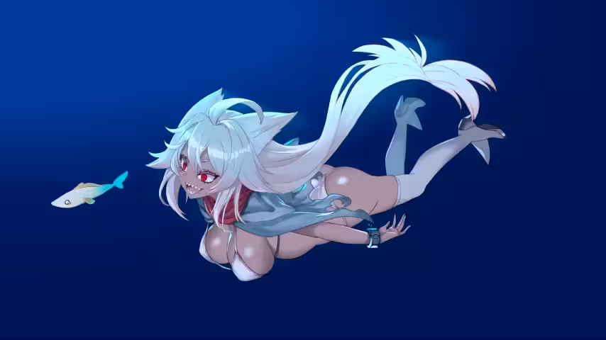 Hungry shark