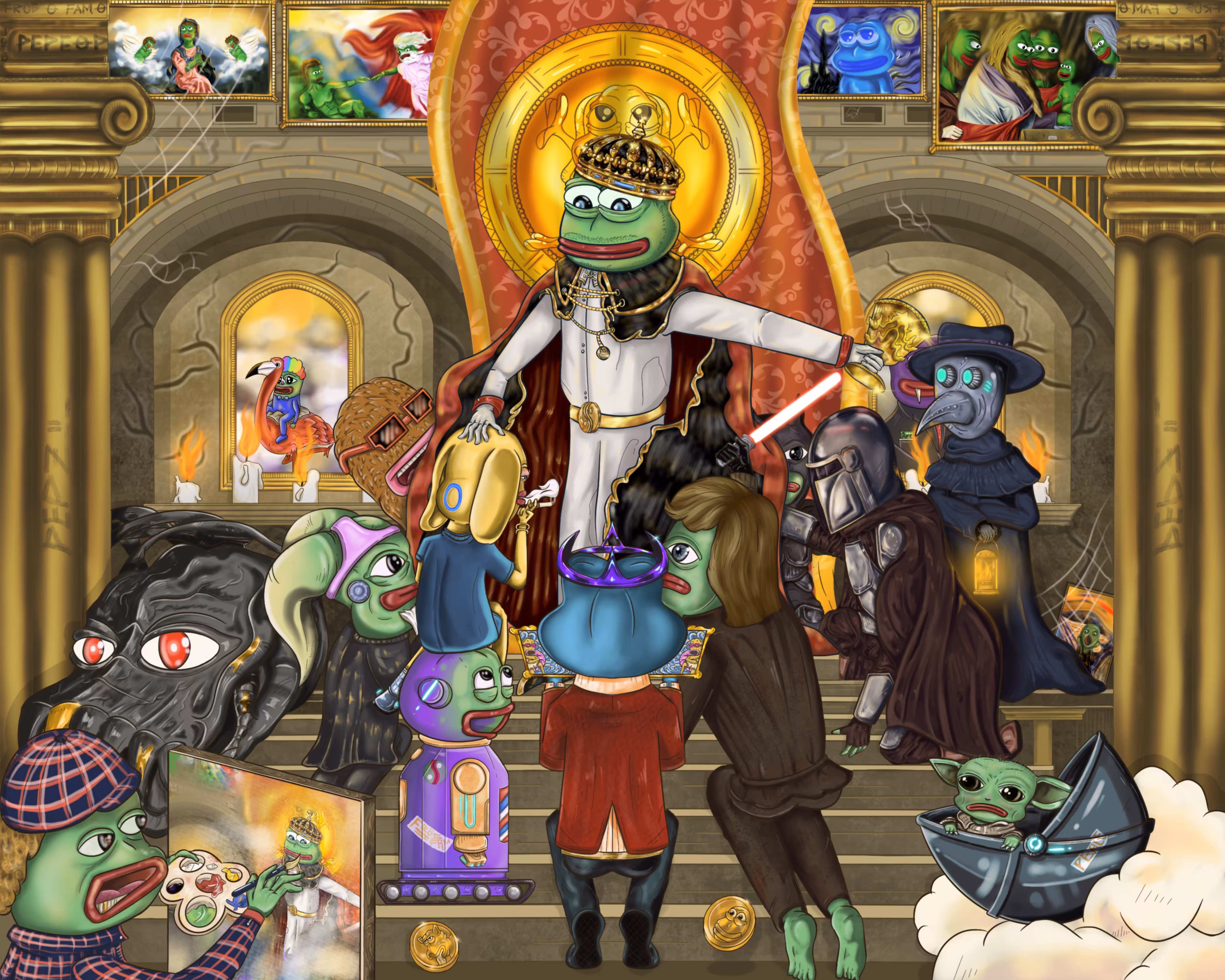 Pepelenials The King of Kek Universe 🐸 👑 