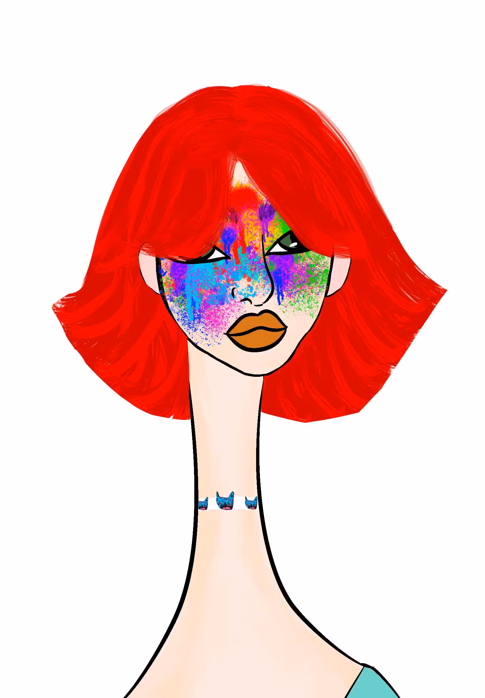 Long Neckie Ladies: Long Neckie Lady #1082