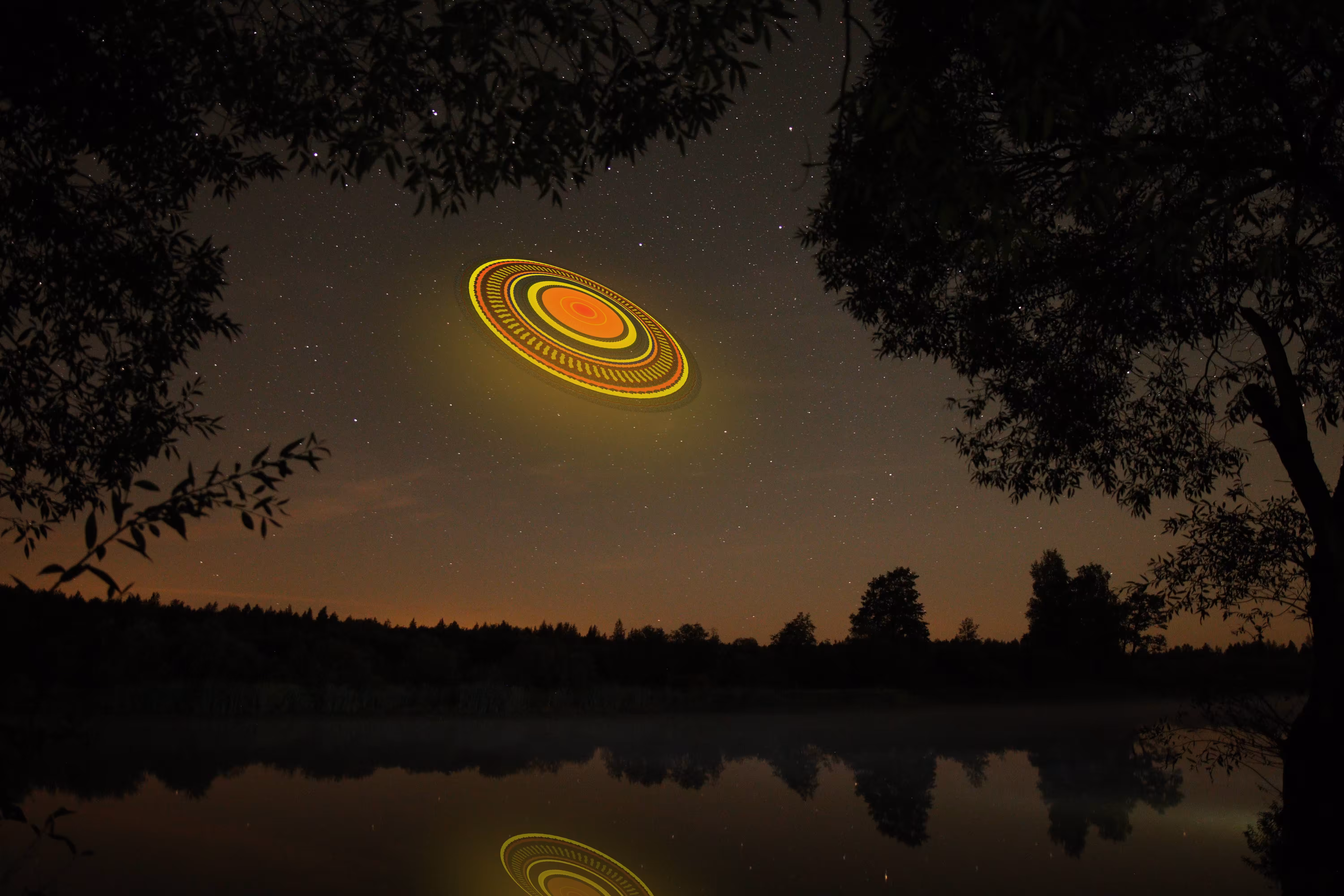 identified flying mandala