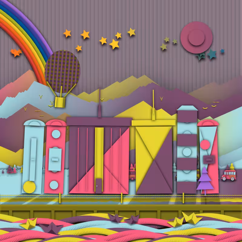 Paper Art 2.5D #132