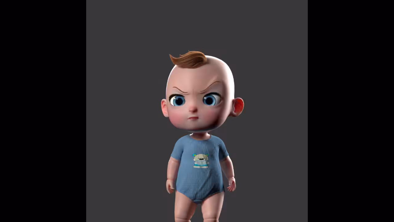 Wow baby angry !! 