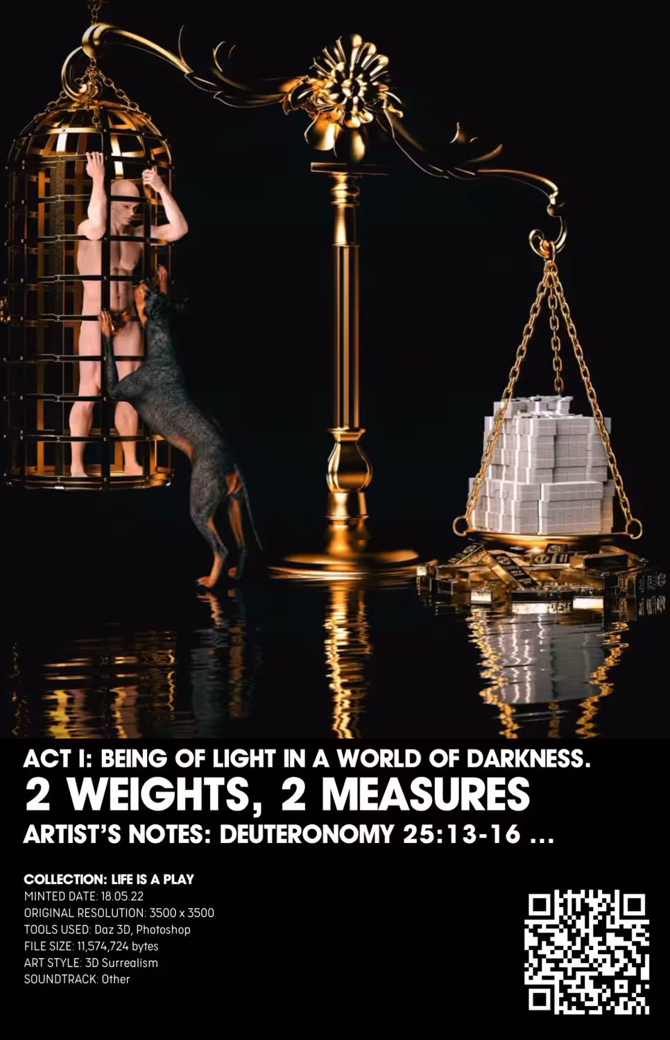 Two weights, two measures