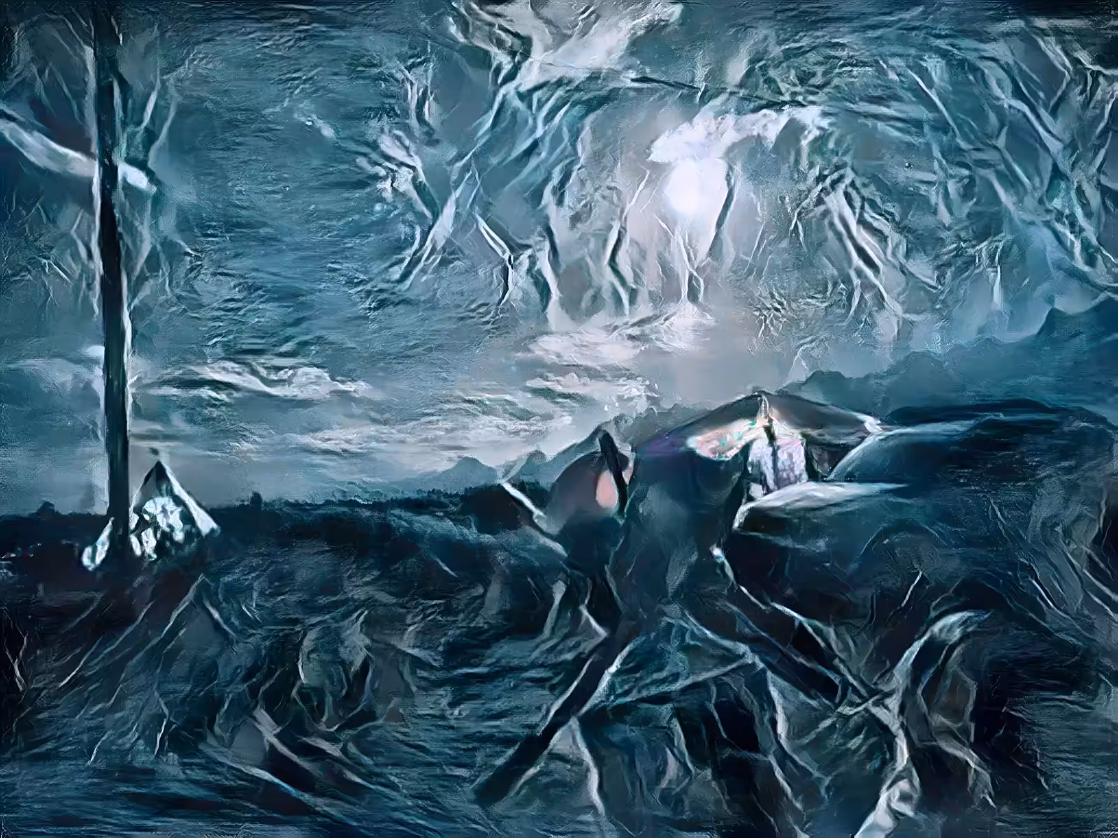 Night at the Sierras