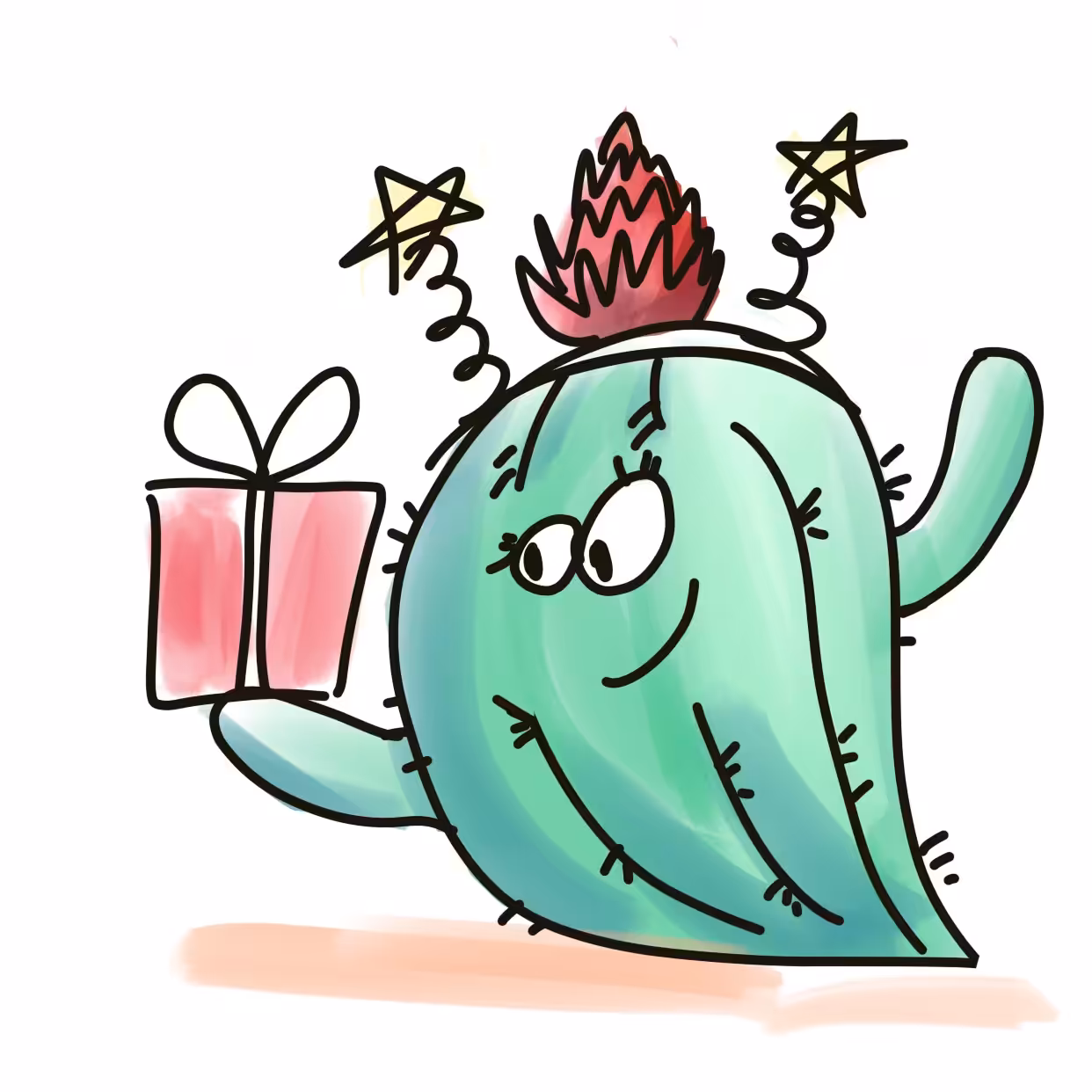 Birthday cactus