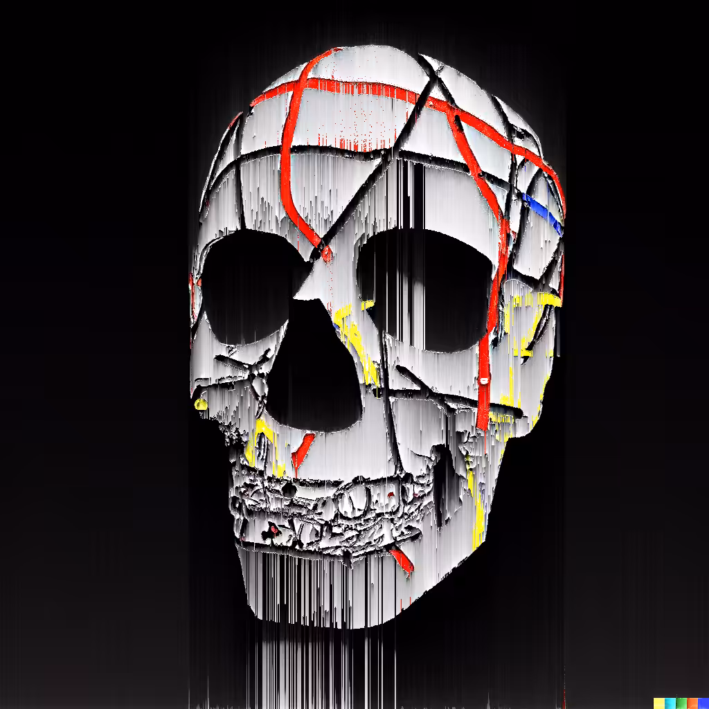 FAKE BASQUIAT SKULL #24