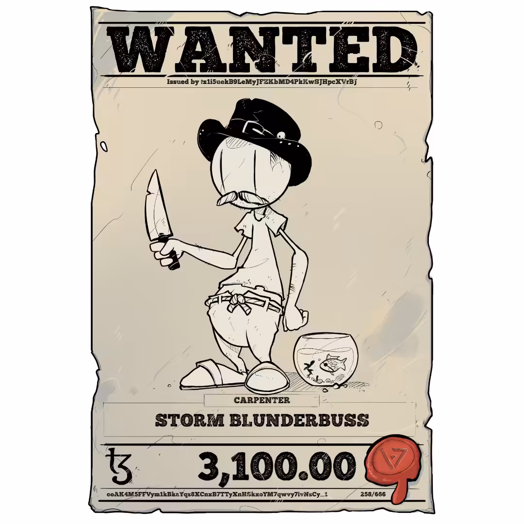 STORM BLUNDERBUSS | TEZOS PIRATE 258/666