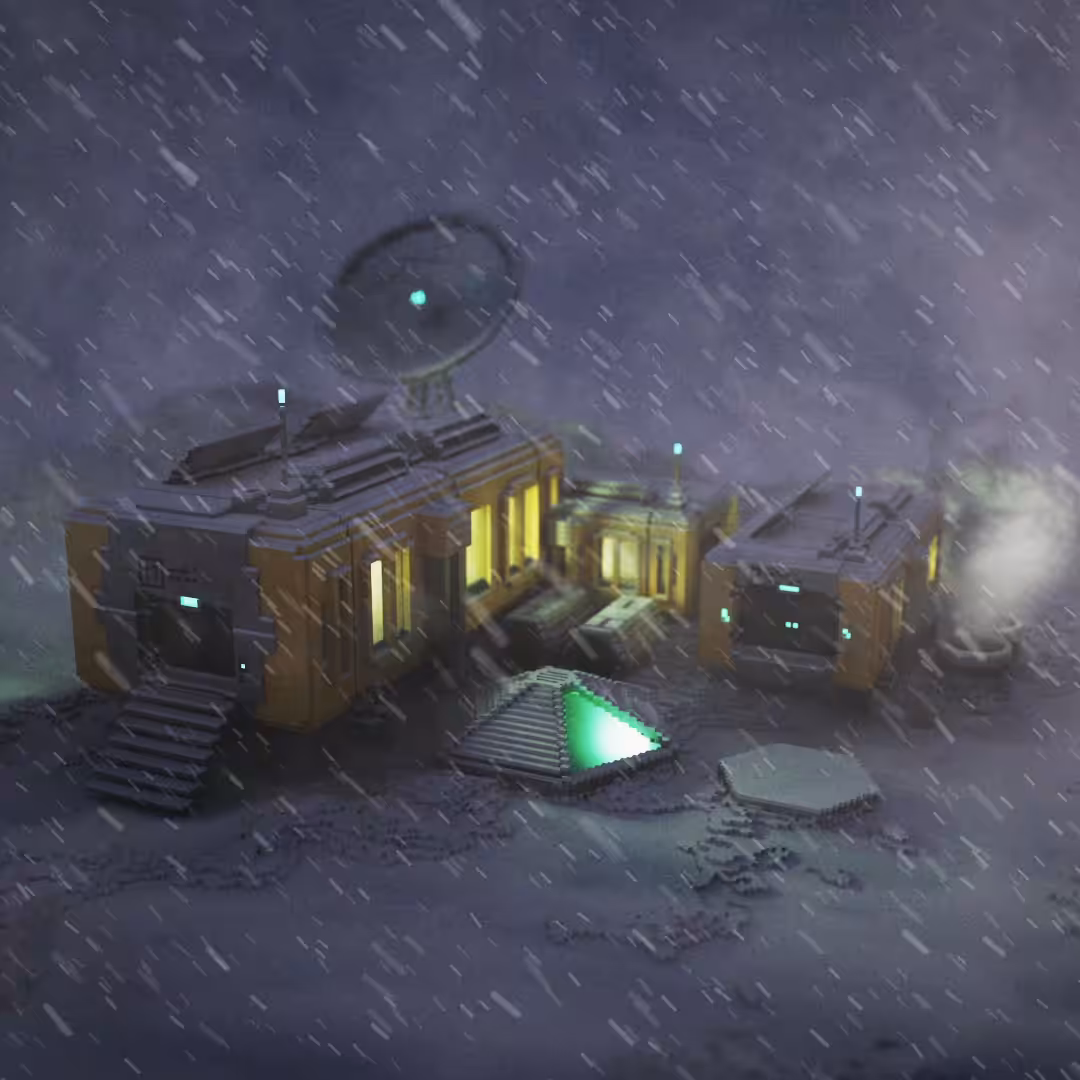 Beneath the ice