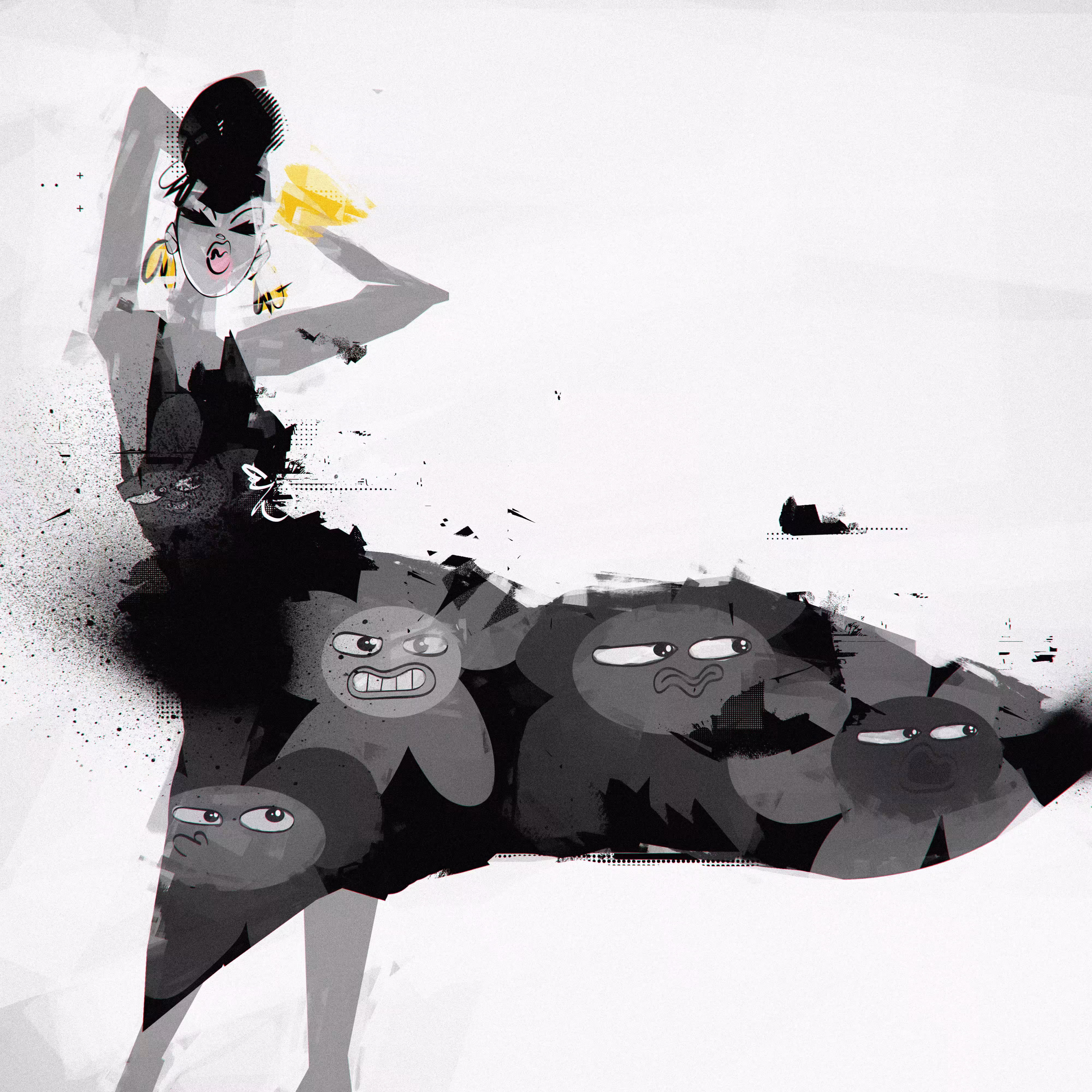 Ms. Six Emo Dress