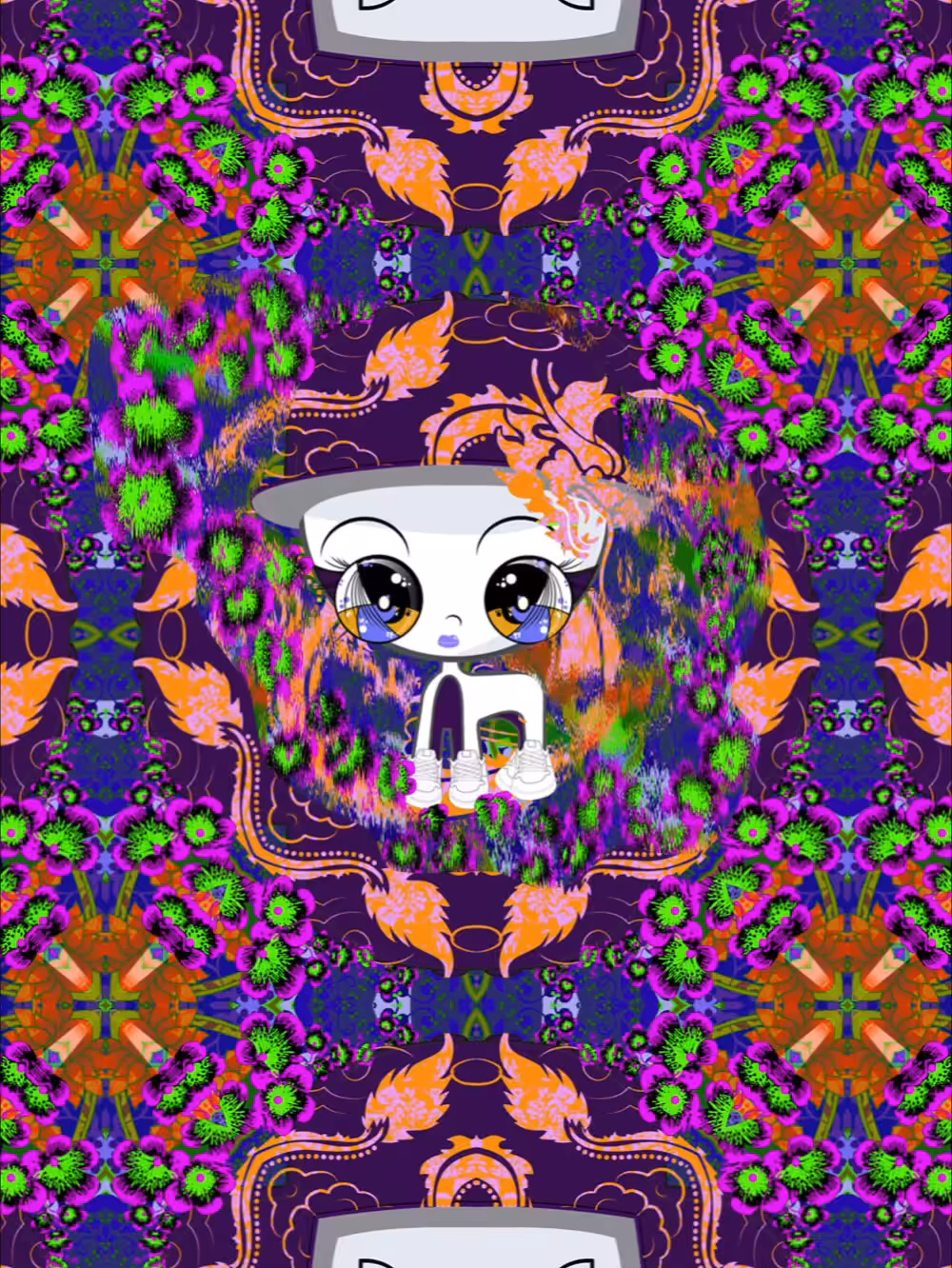 Life in Color Awake Series Pulgha Blossom Blue by Miguel Paredes