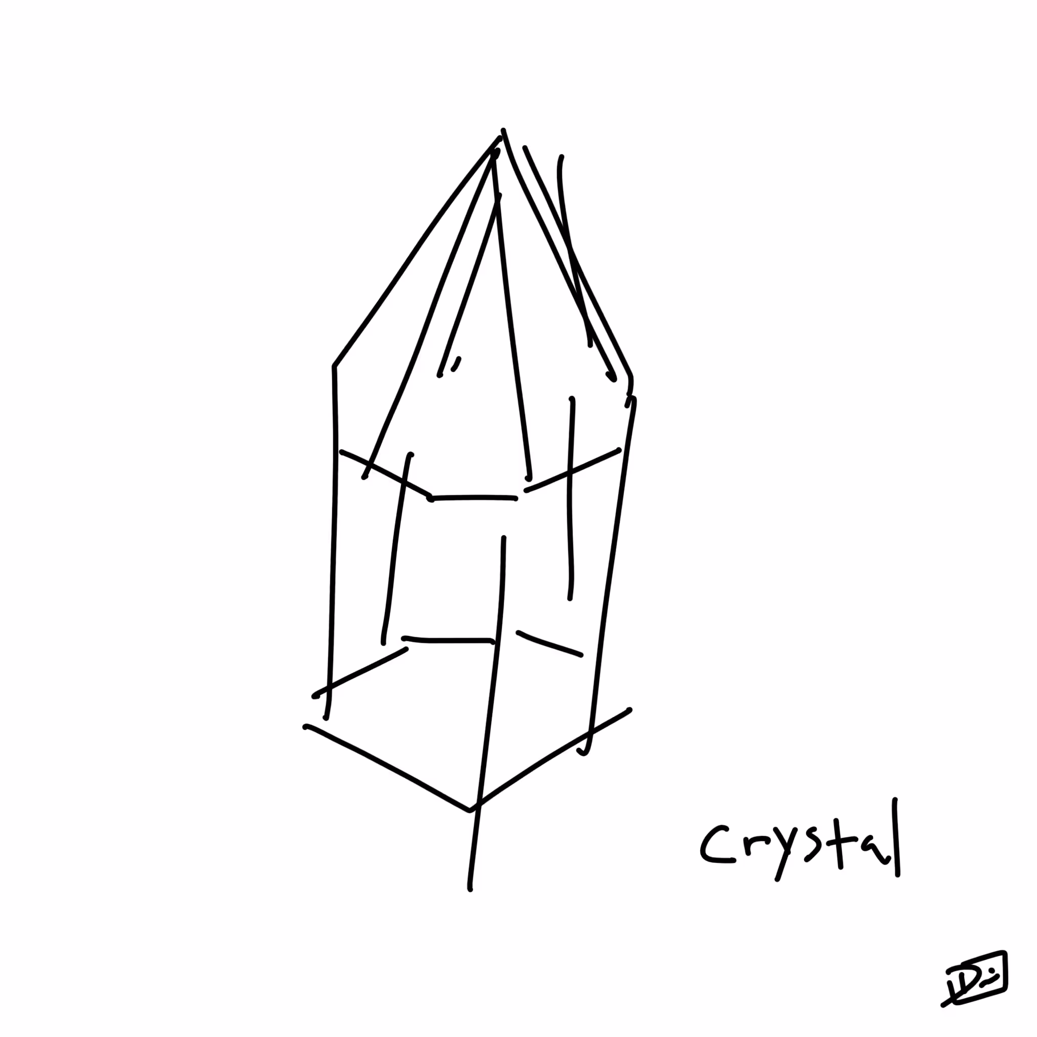 Crystal #Inktober