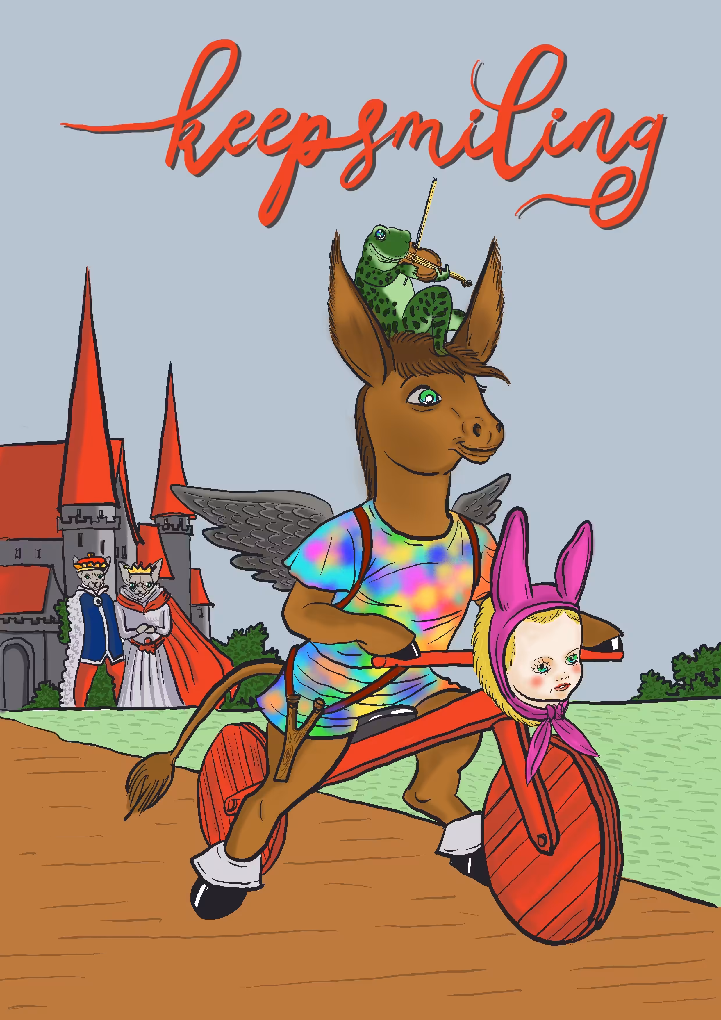 journey of young donkey