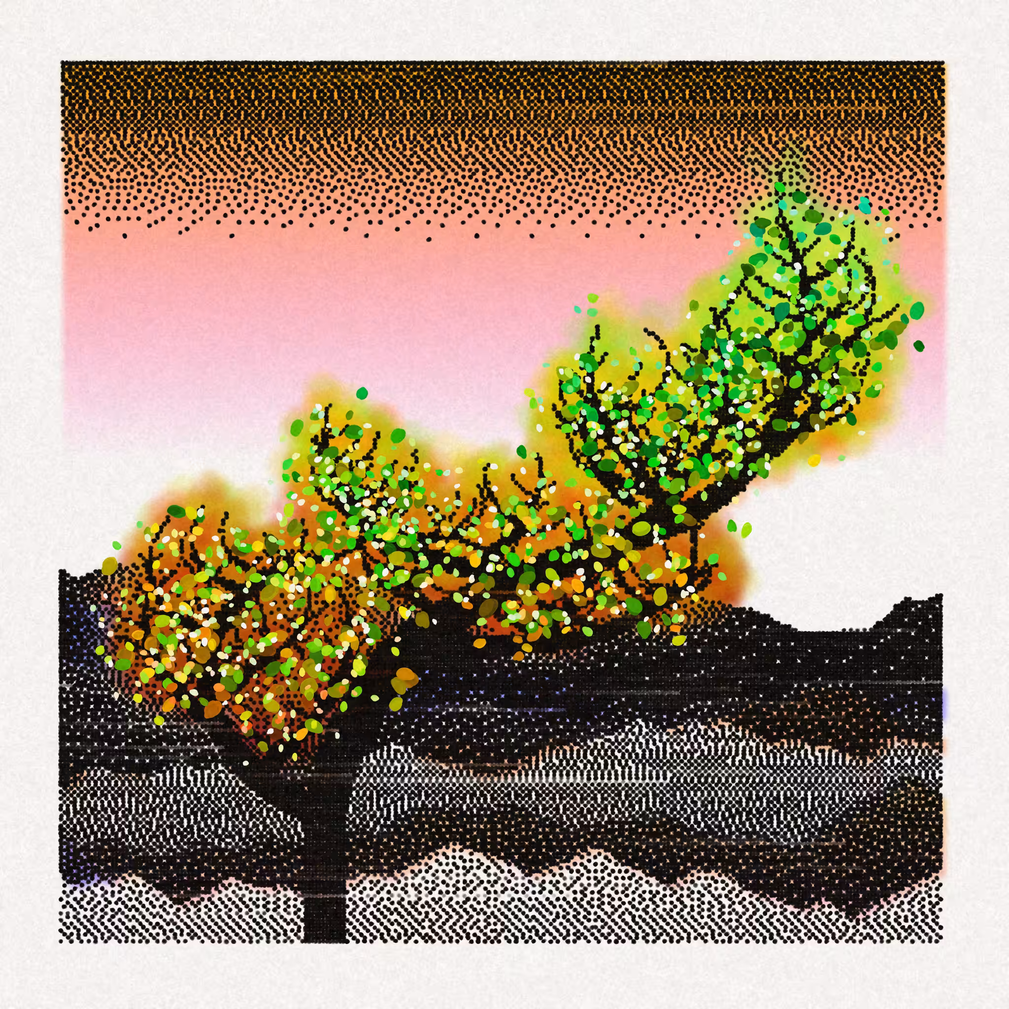 Dithered Branches #47