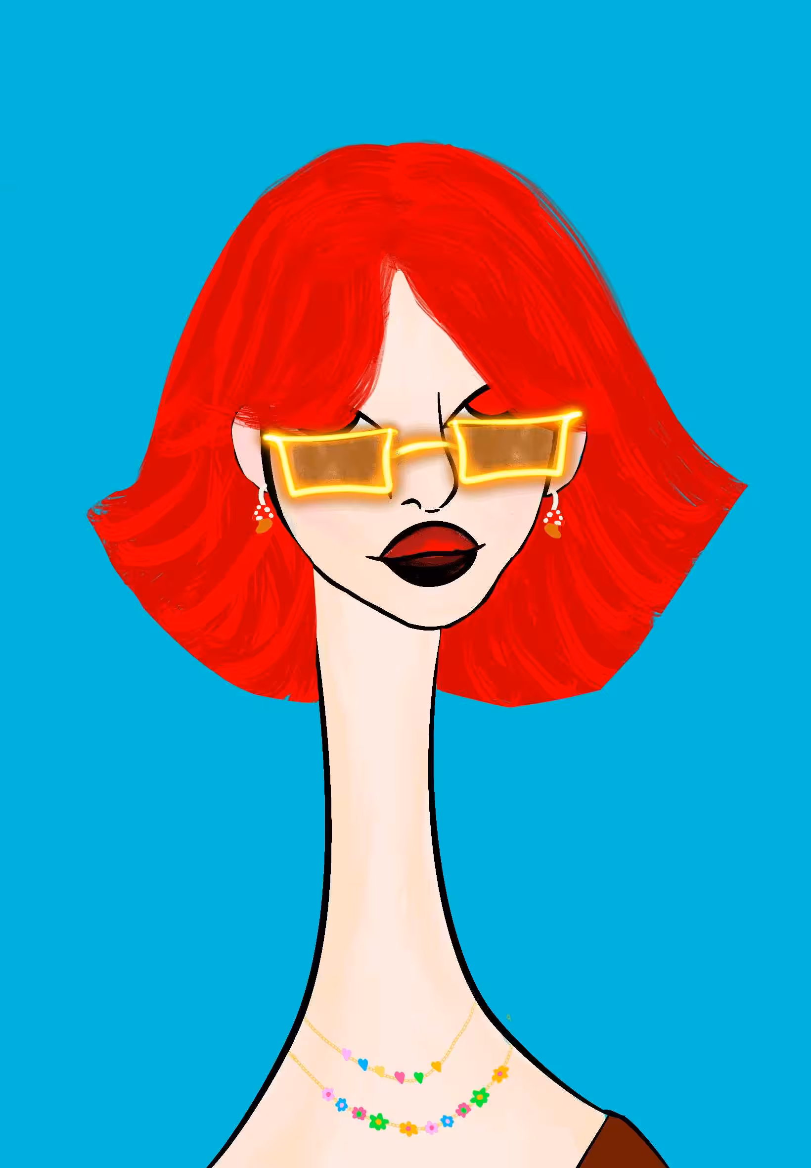 Long Neckie Ladies: Long Neckie Lady #1159