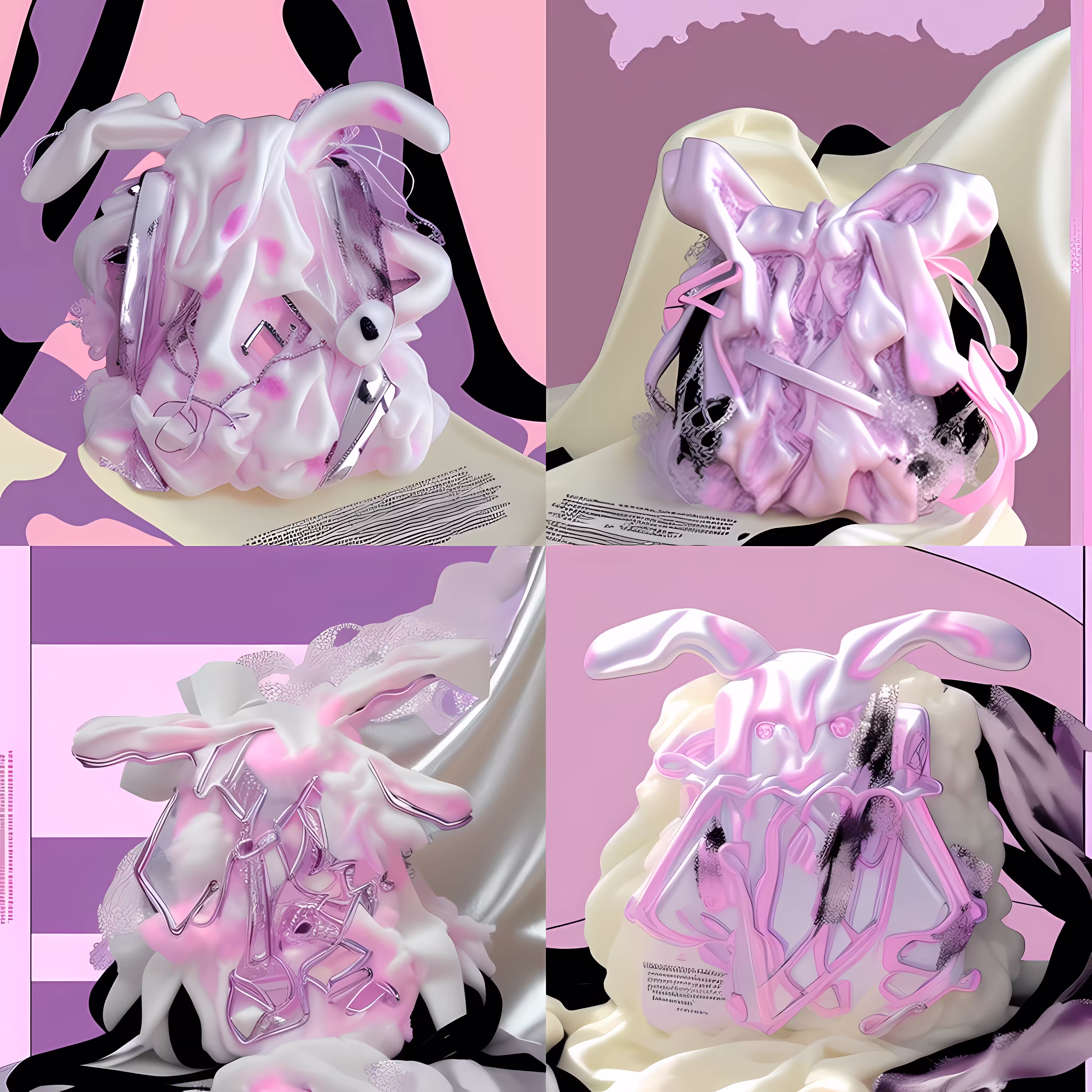Gloopy ~ Pink ~ 3D ~ Bunni