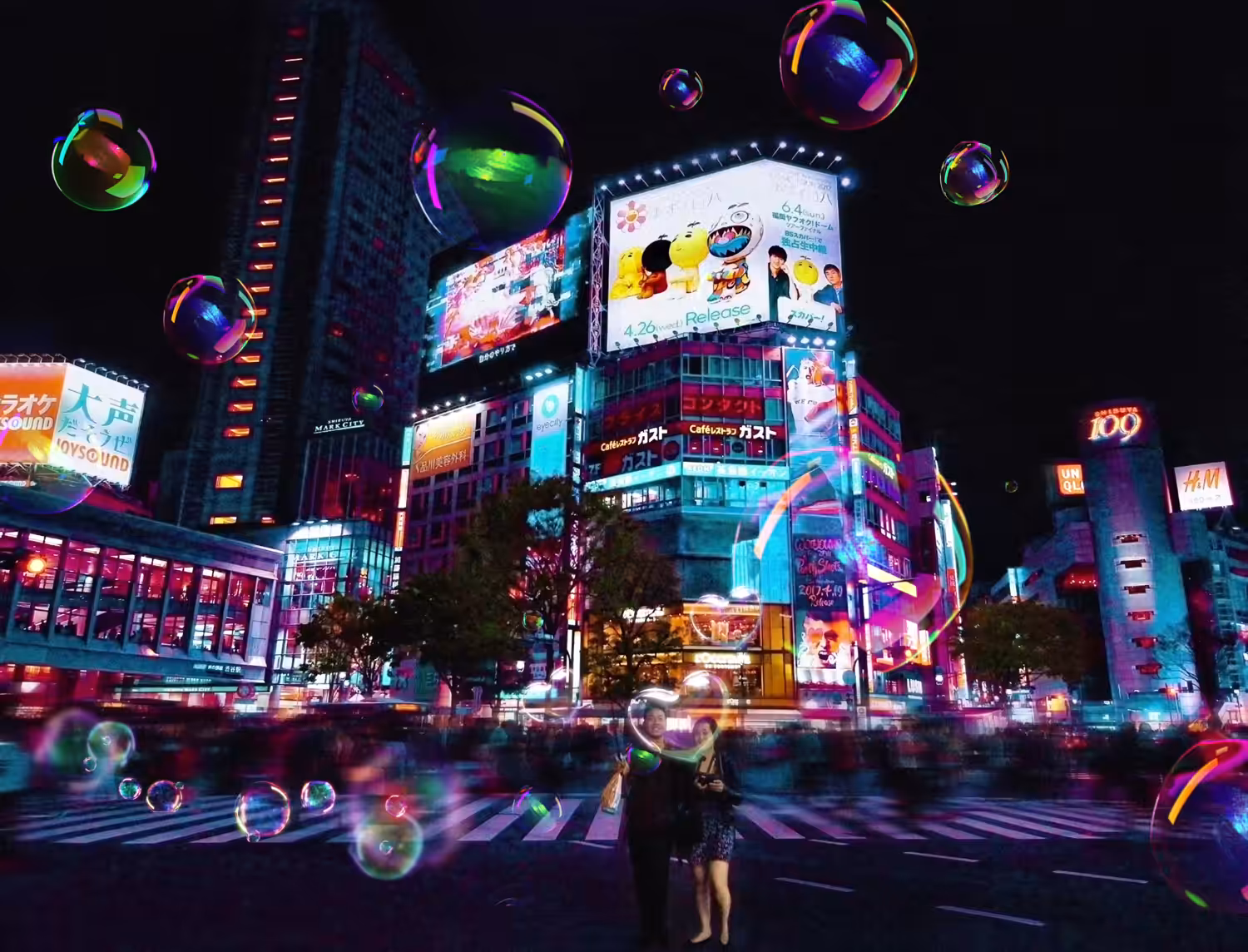 Shibuya Love Bubbles 
