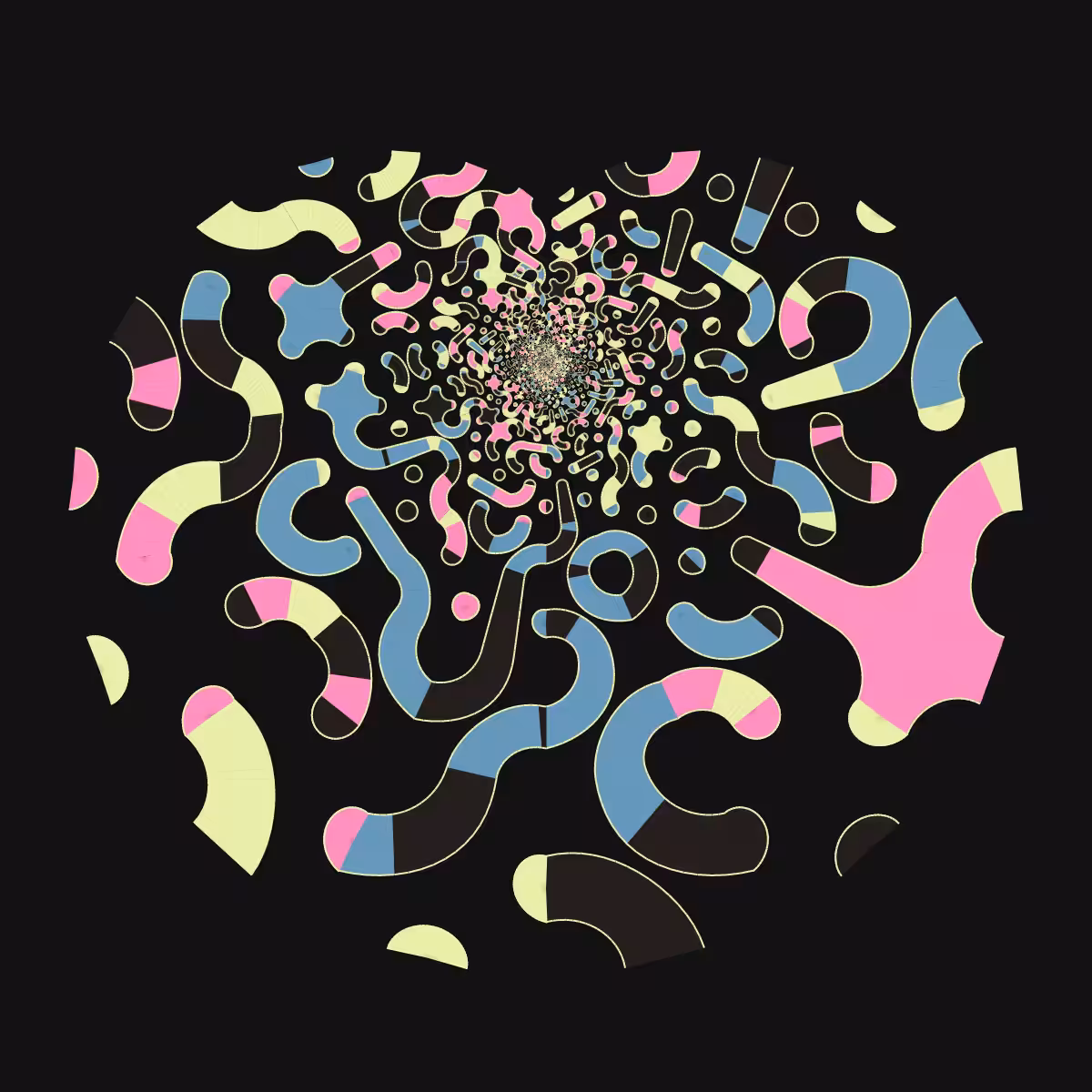 Truchet Decay #10
