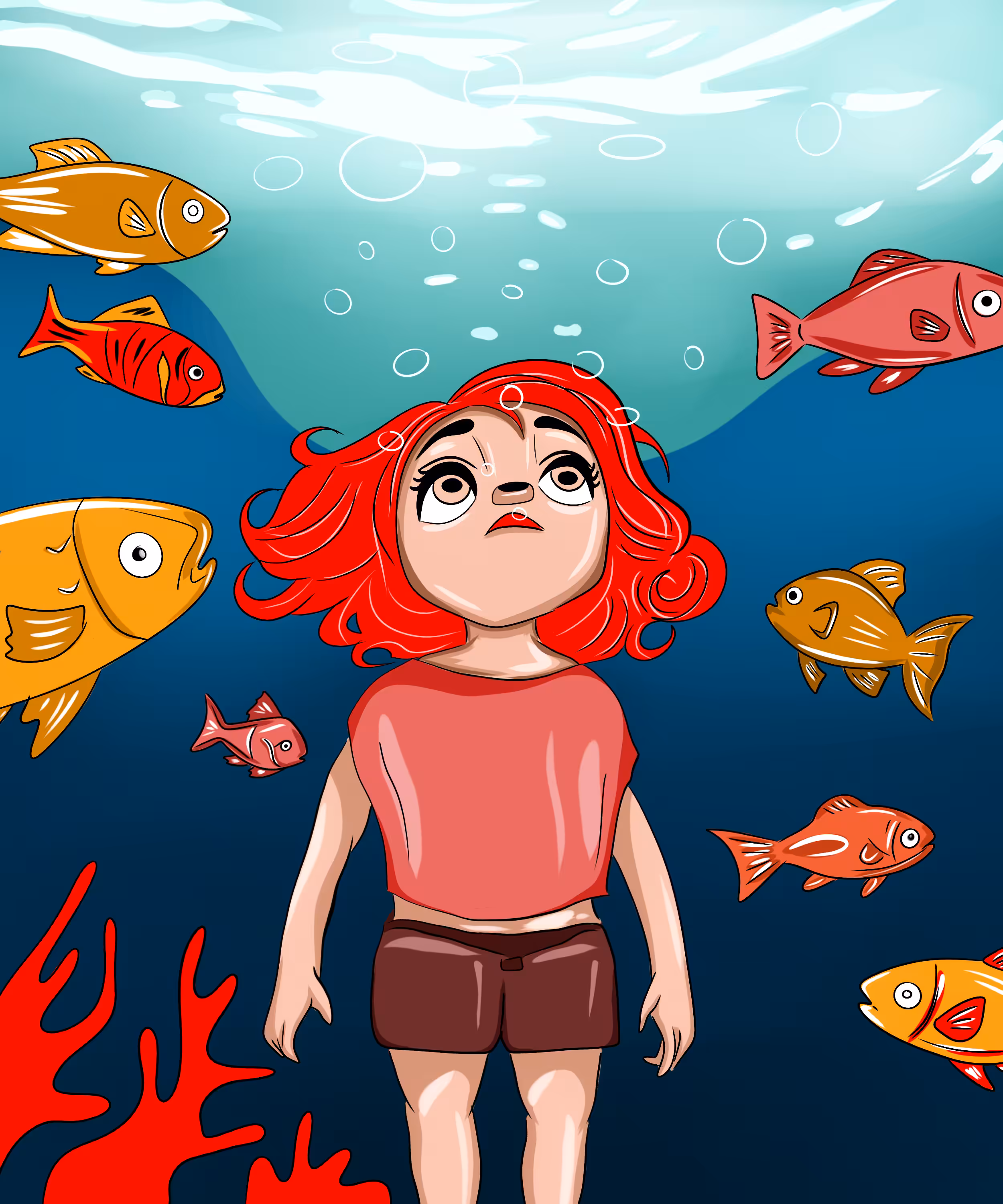 Art (NO AI): Underwater world
