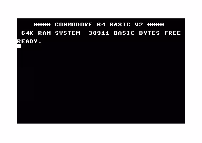 1 PRINT TAB(19)CHR$(103.6+RND(1)): GOTO 1