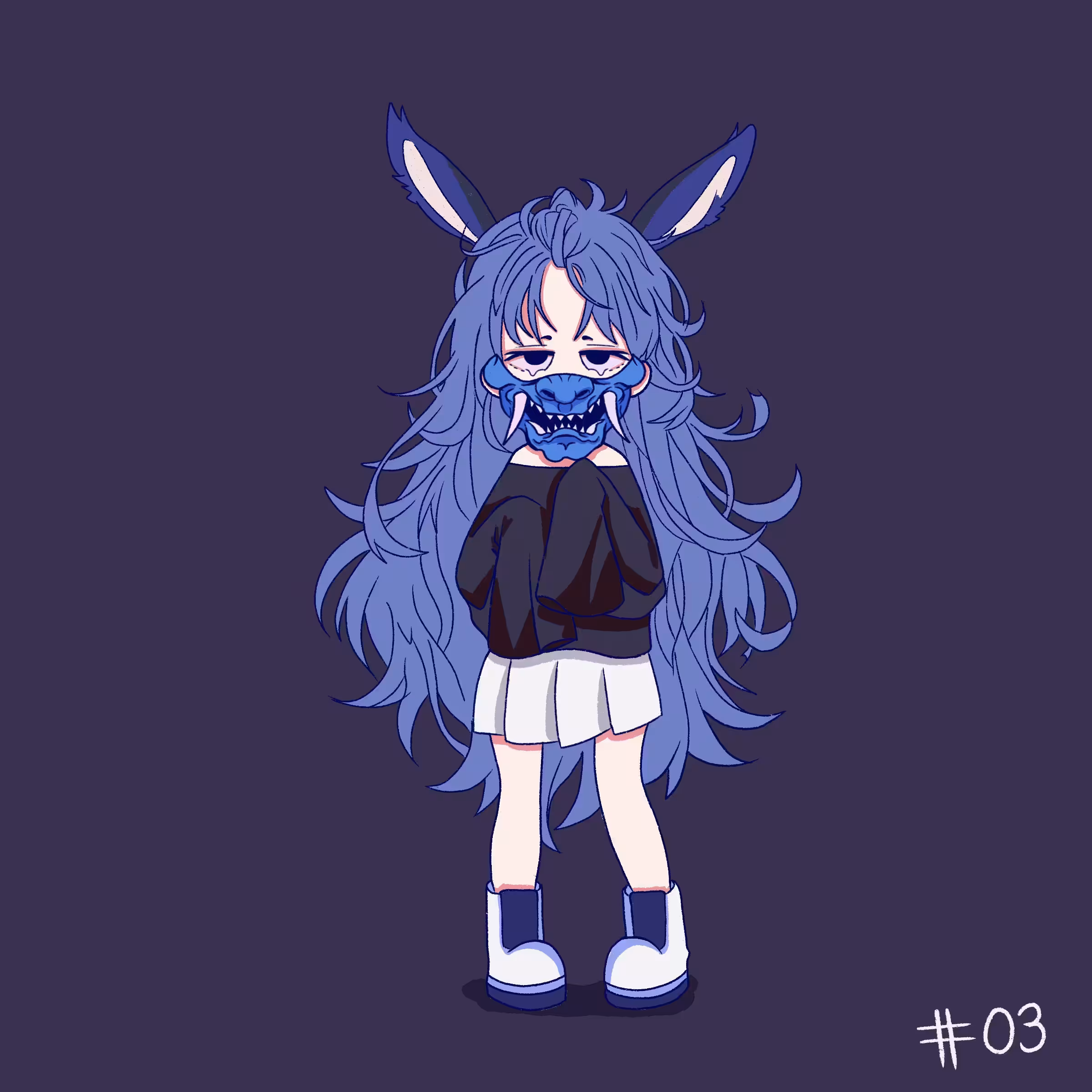Berry Berry Blue Oni - 03