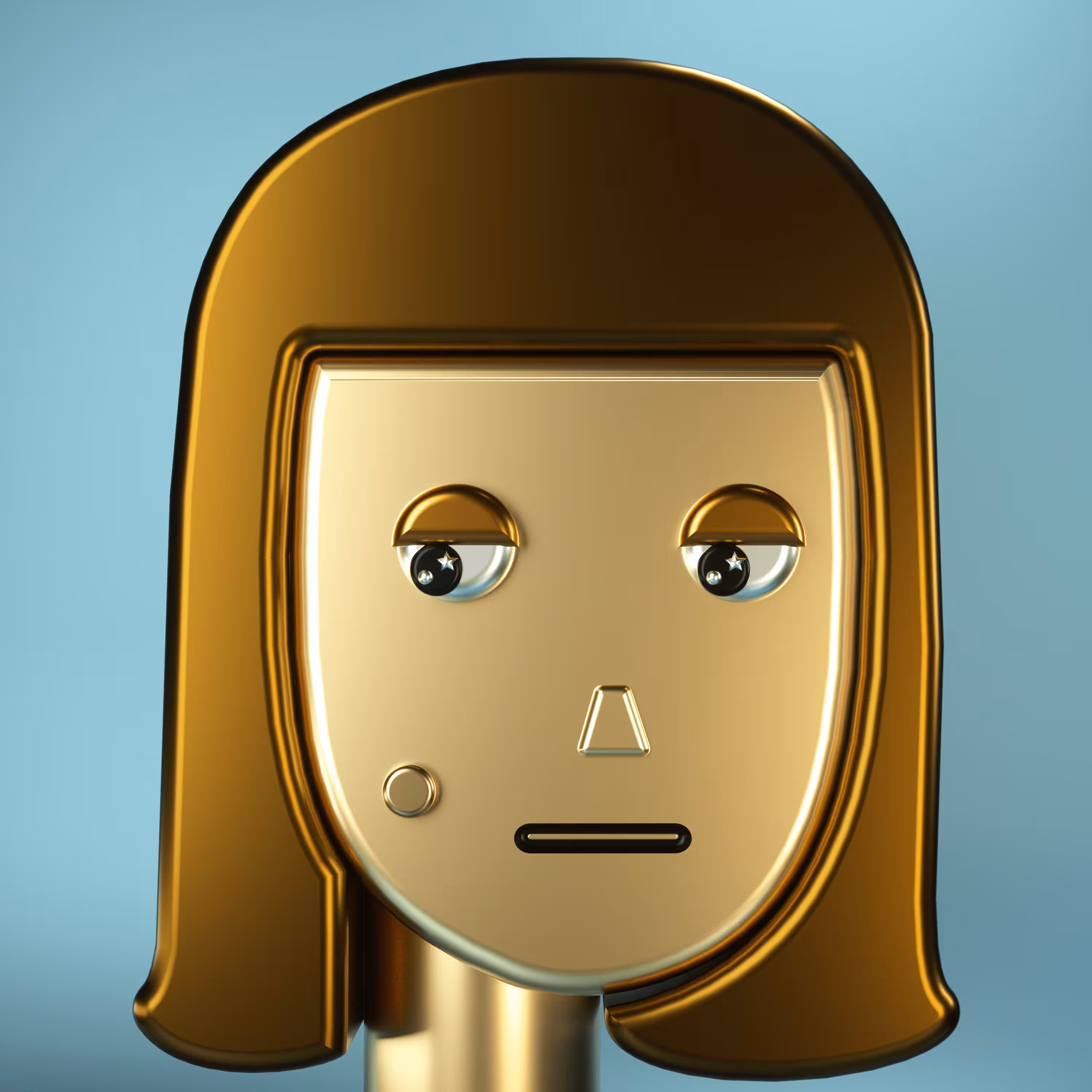 3D Chrome Punks: 3D Chrome Punk #0712