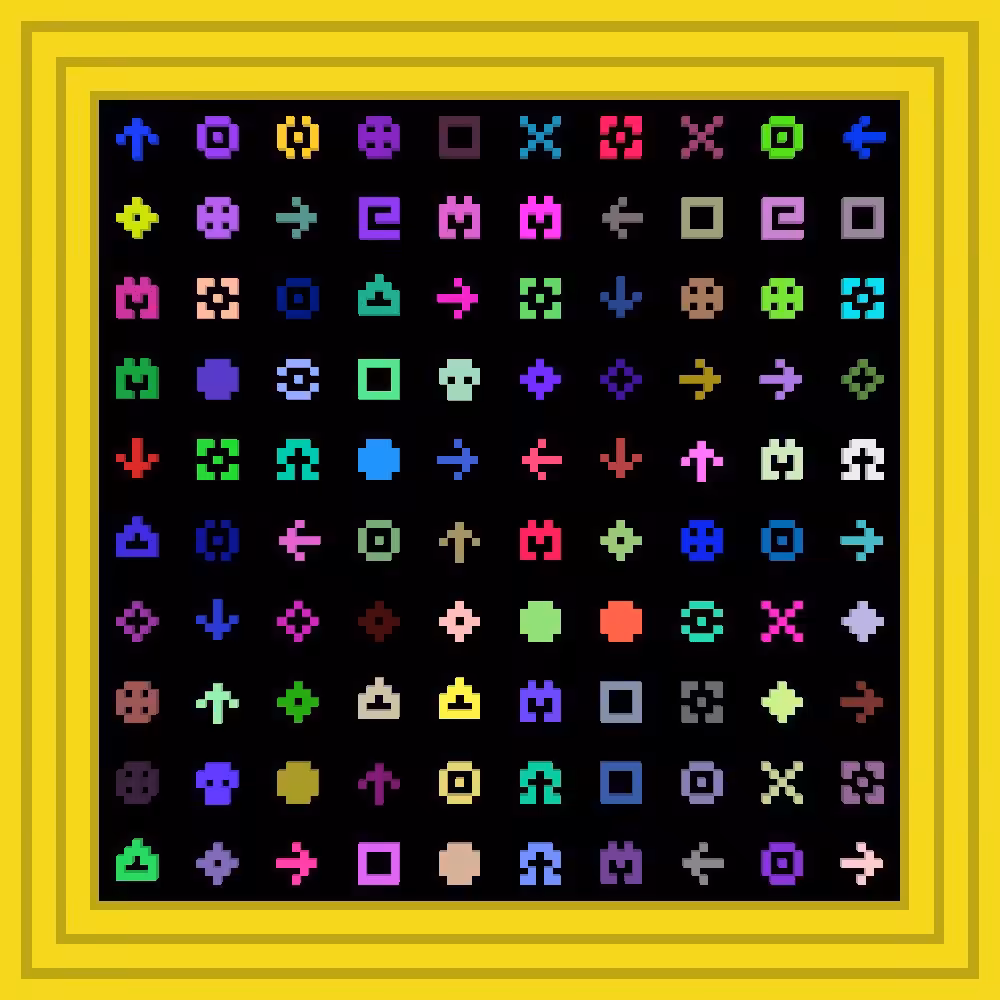 Which one of you bitches wants to dance?? :: Procedural Symbols #369/1000