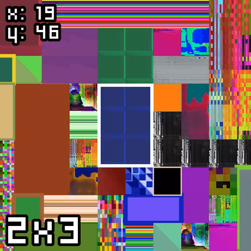 XITY #122 - x:19 y:46 - 2x3