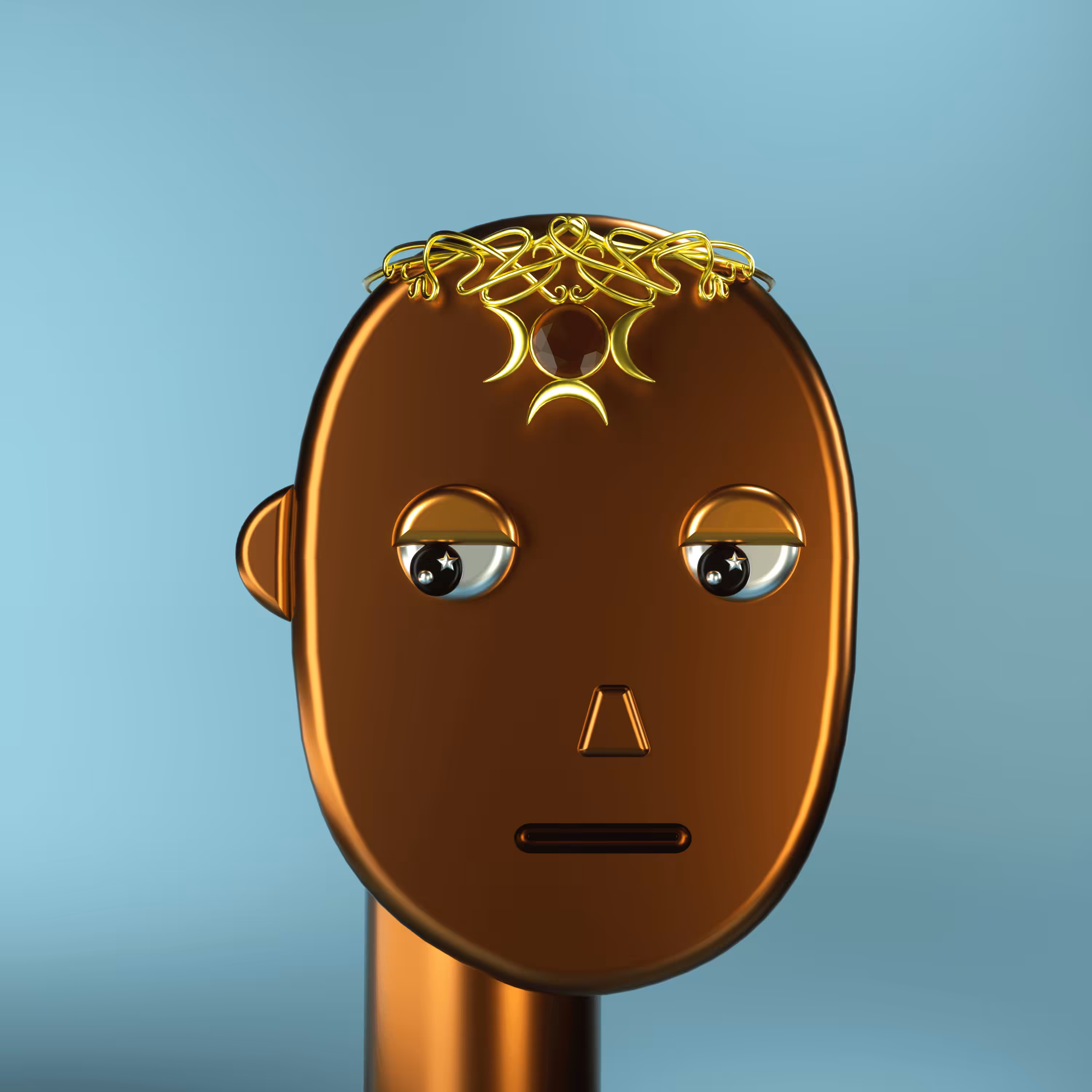 3D Chrome Punk #0497