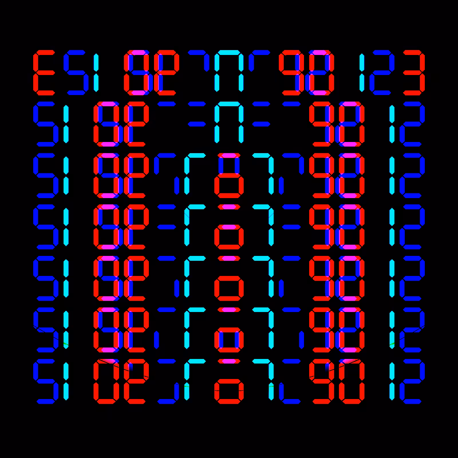 Digits #883