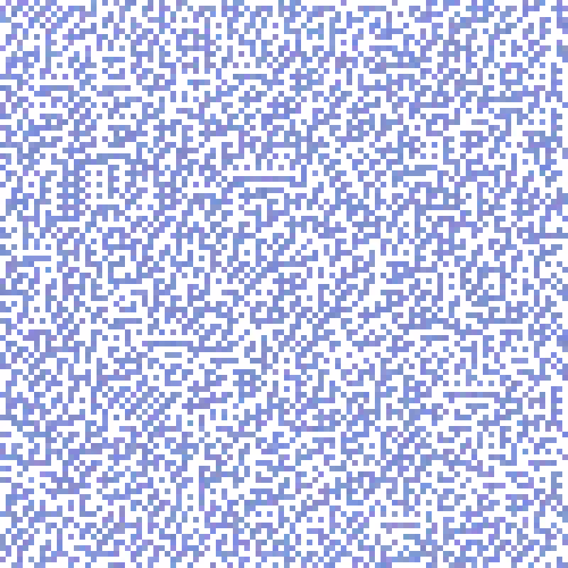 Colored Elementary Cellular Automaton #267