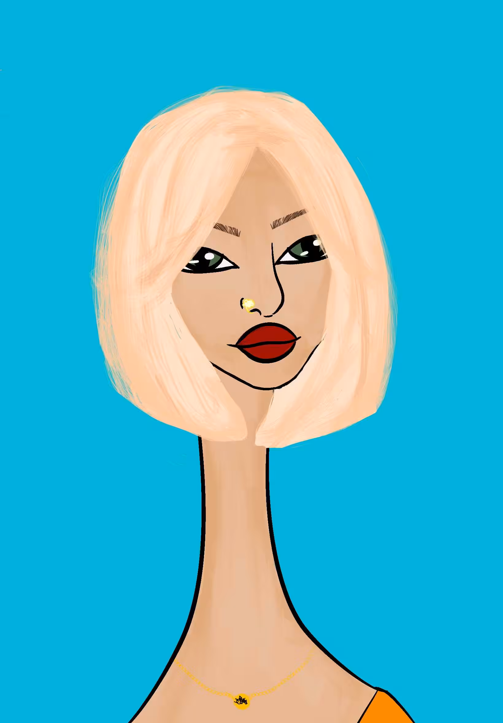 Long Neckie Ladies: Long Neckie Lady #114