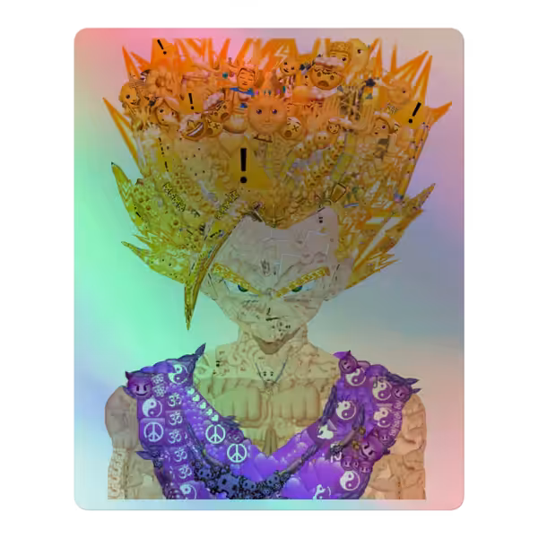 SS Gohan Holographic Stickers