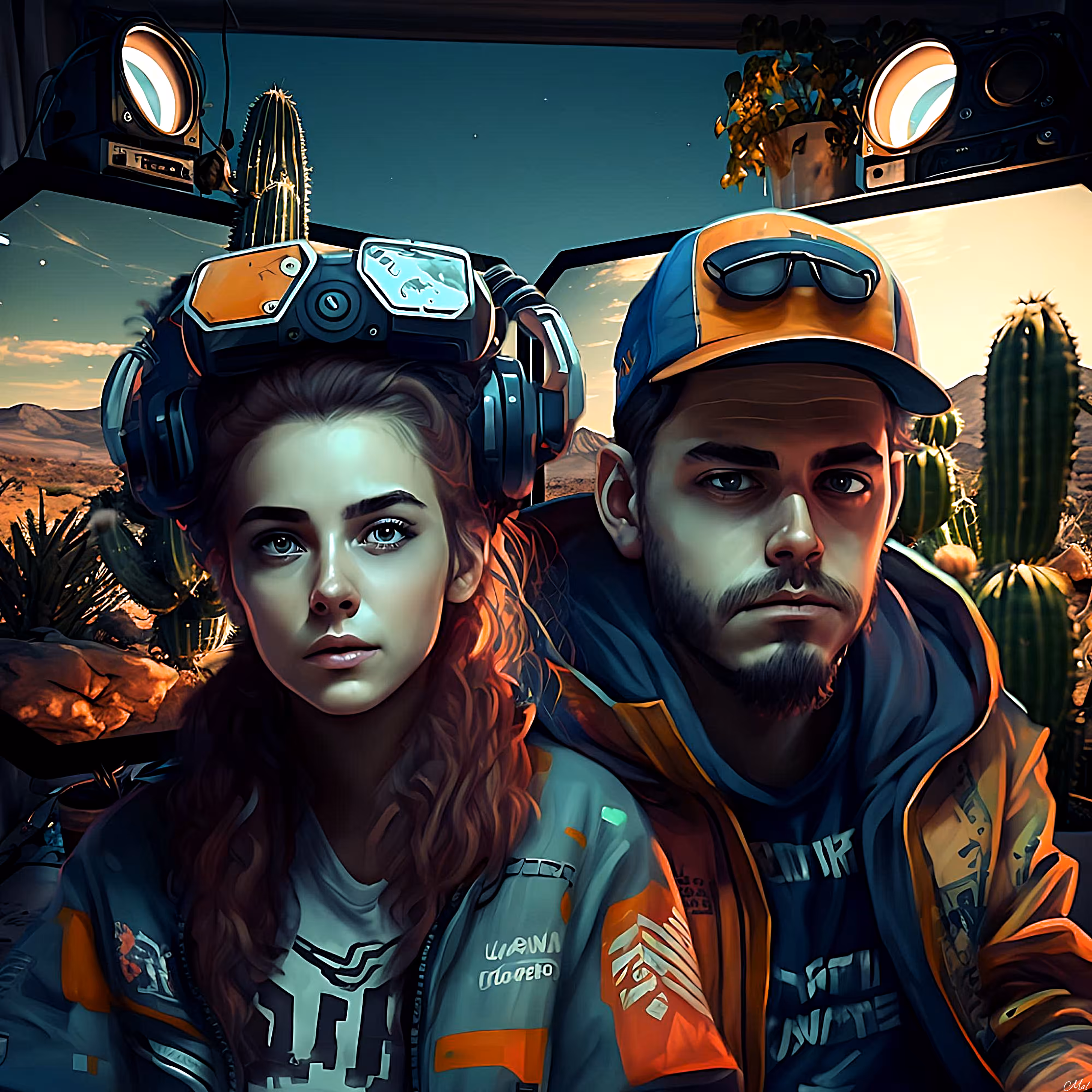 Space Pod Game Couple