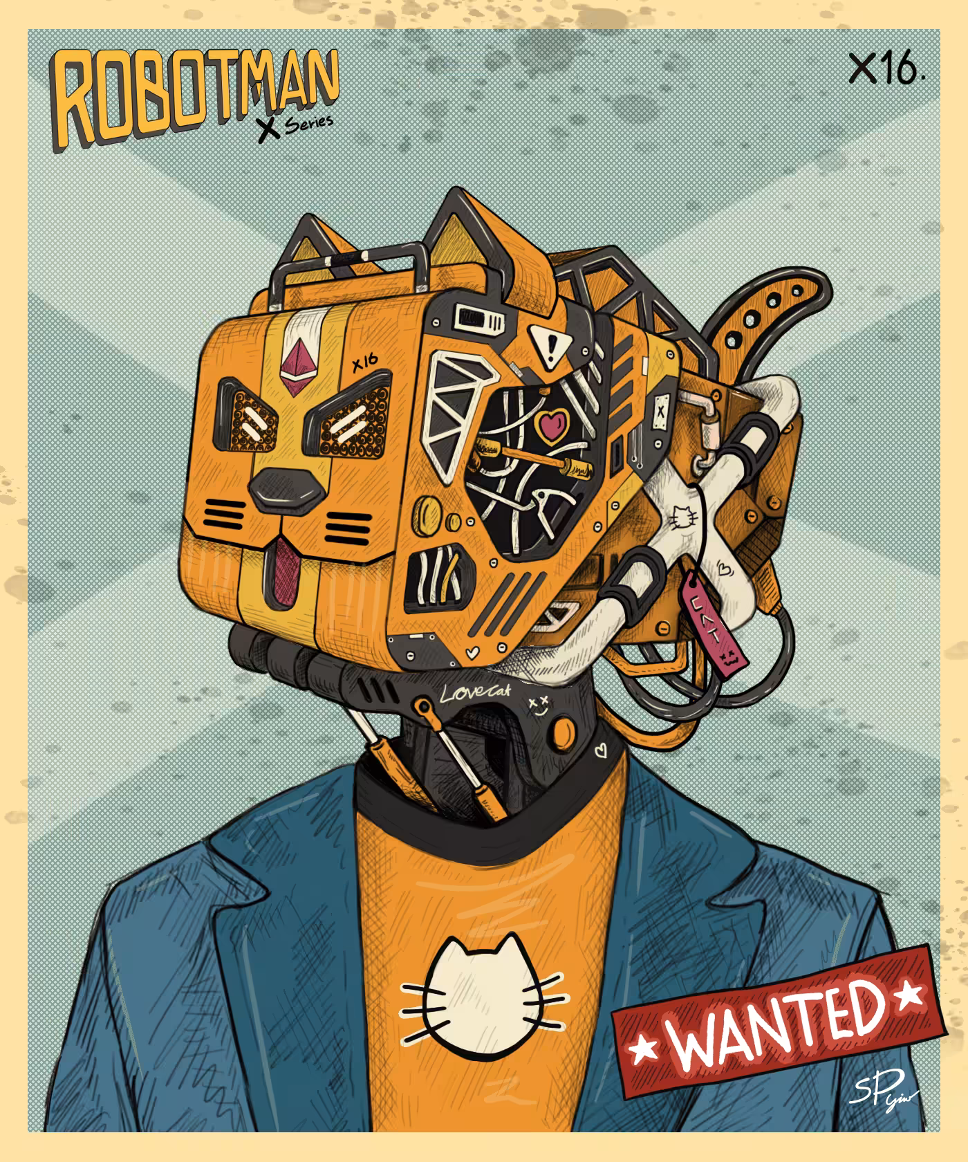 ROBOTMAN - X Series_#X16 (Cat)