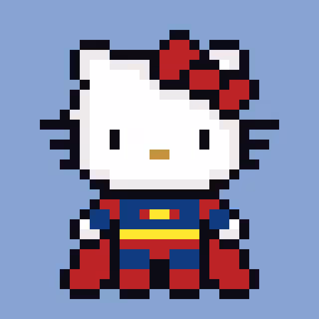 Henllo Kitty SuperGirl #005