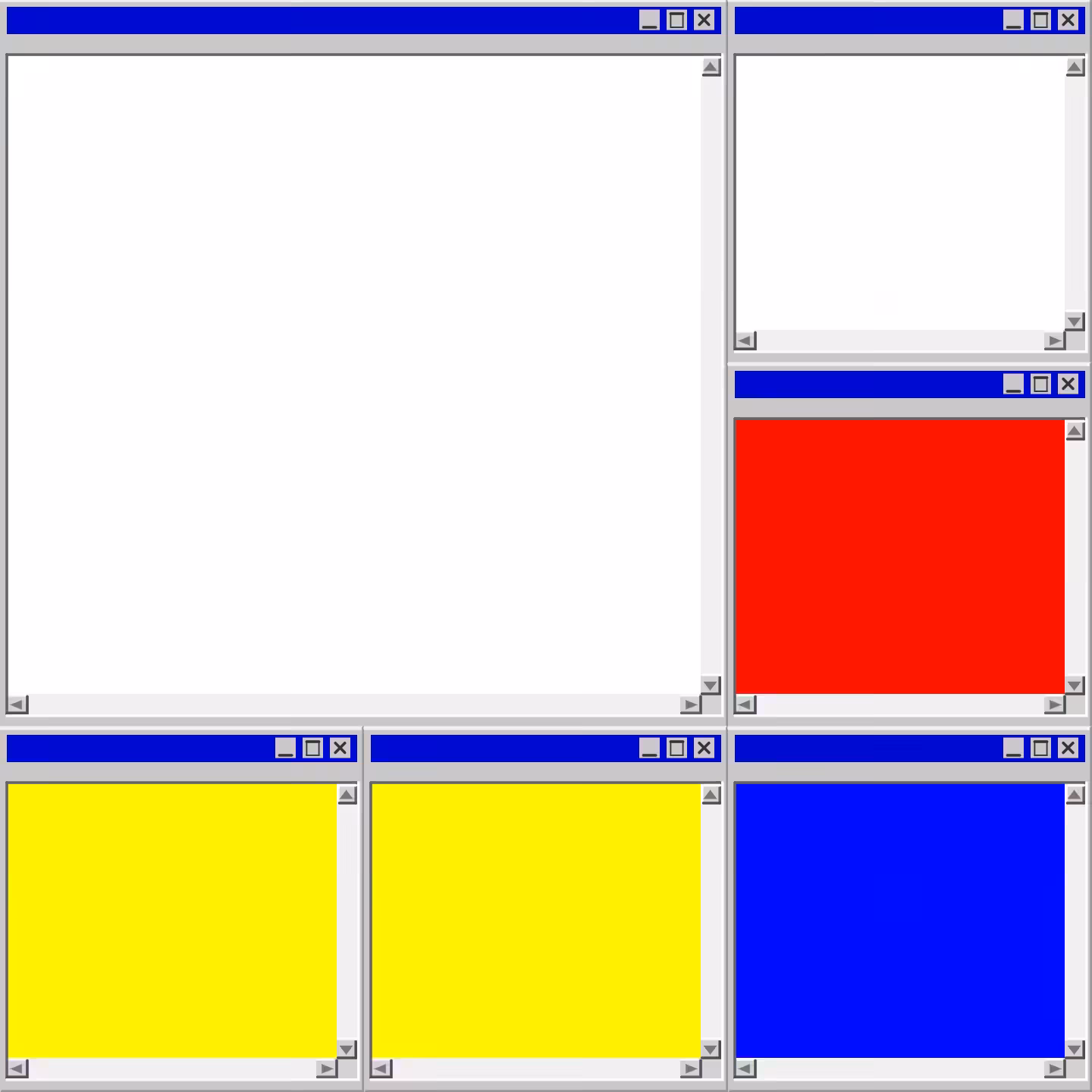 Mondrian's Desktop II #4