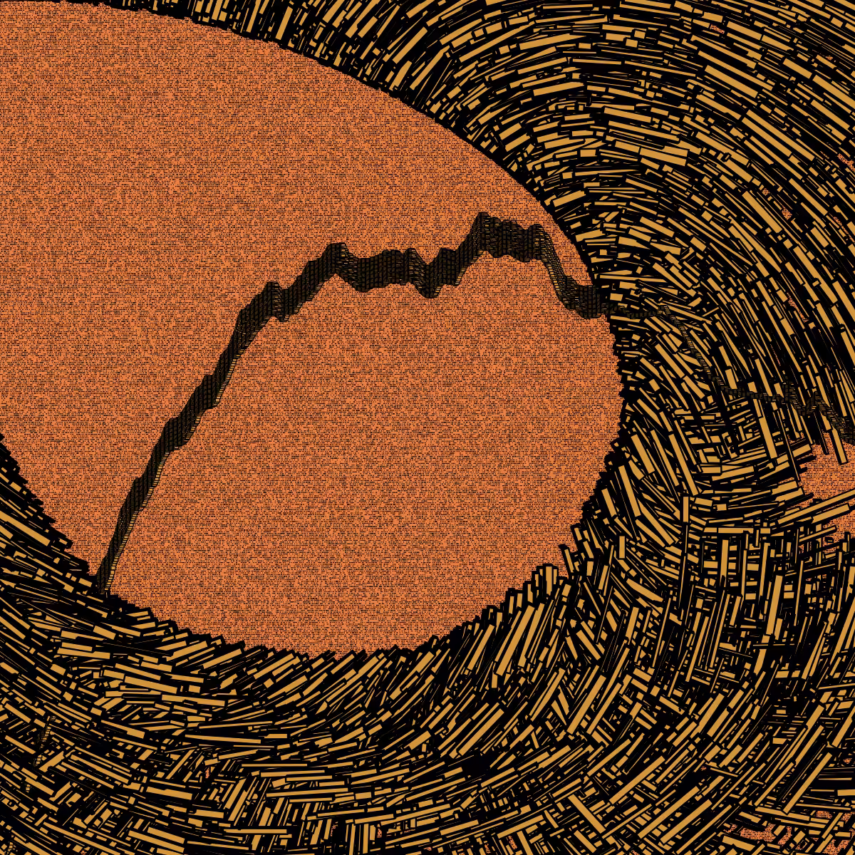 Walk with noise curve #201