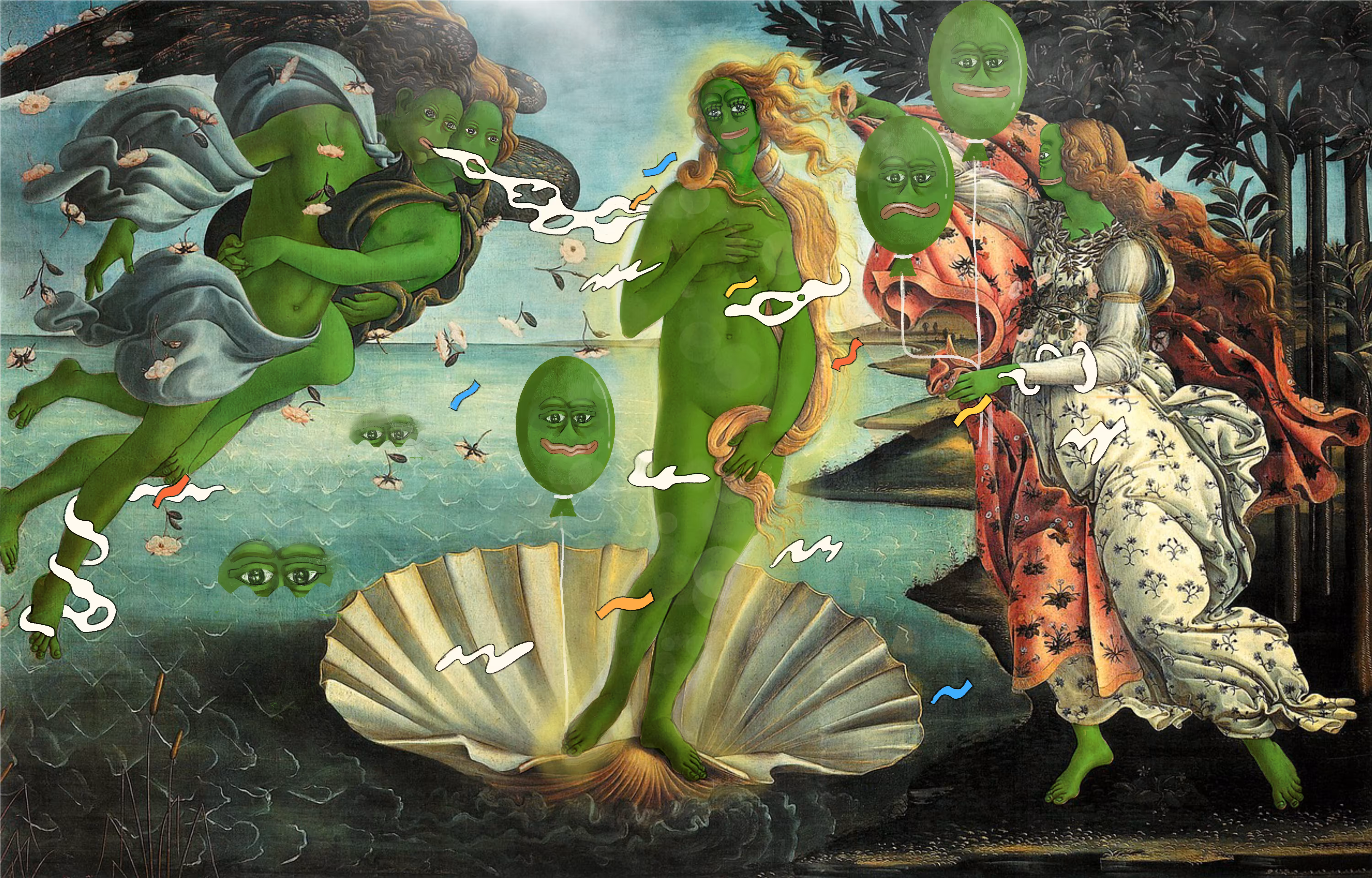 Pepe x The Birth of Venus