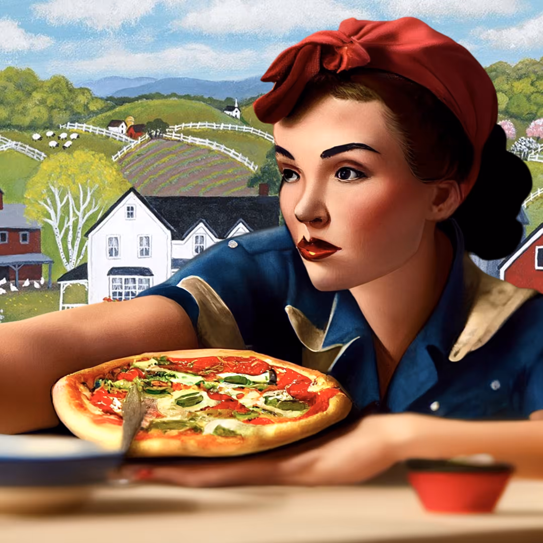 Presidents and Pizza: Rosie The Riveter 