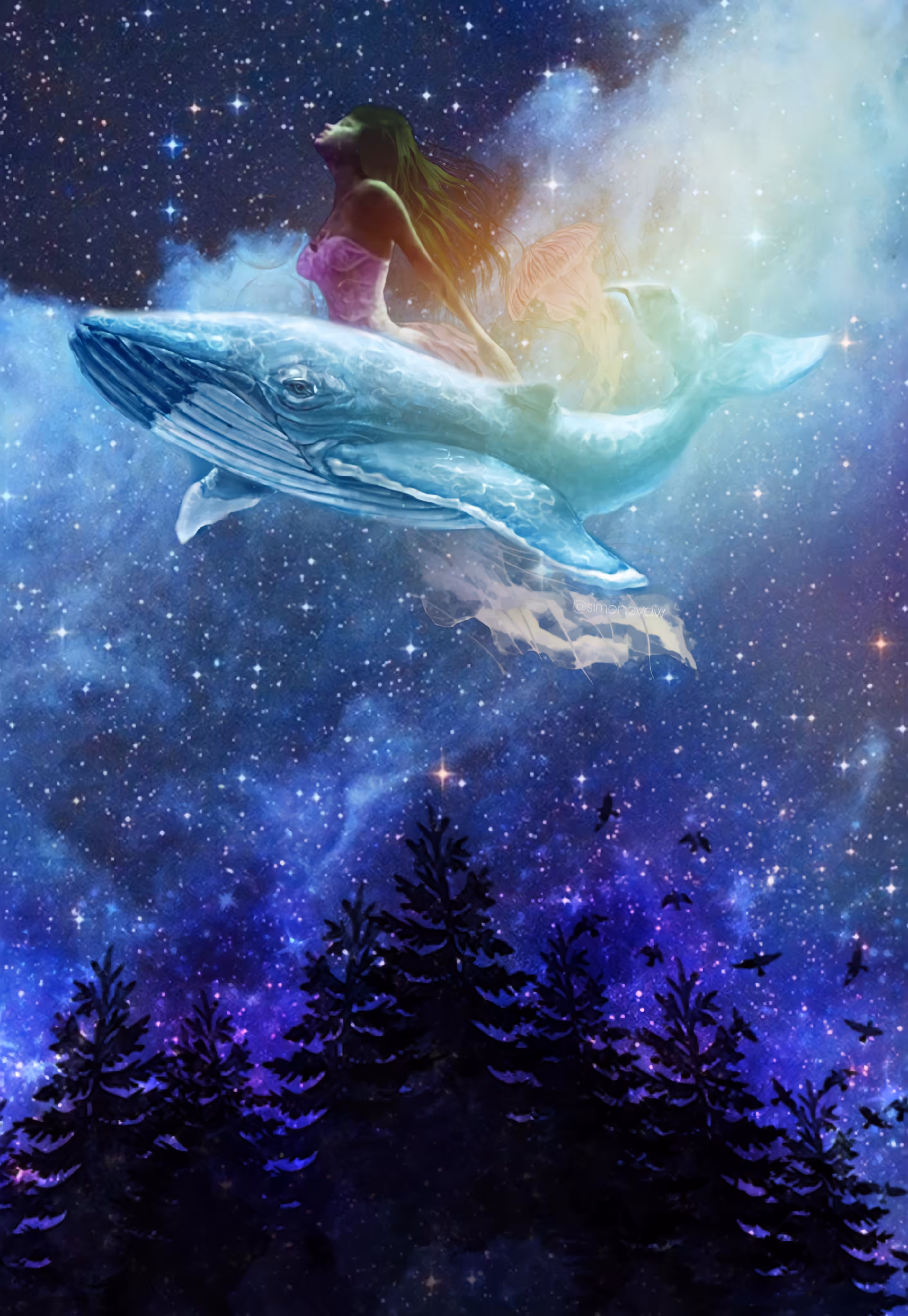 flying whales and witches
