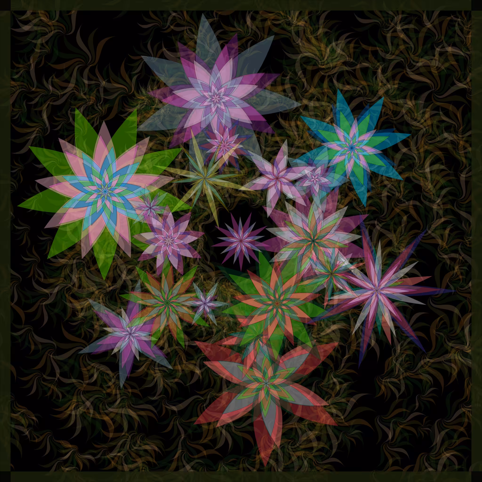 Bezier Garden #124
