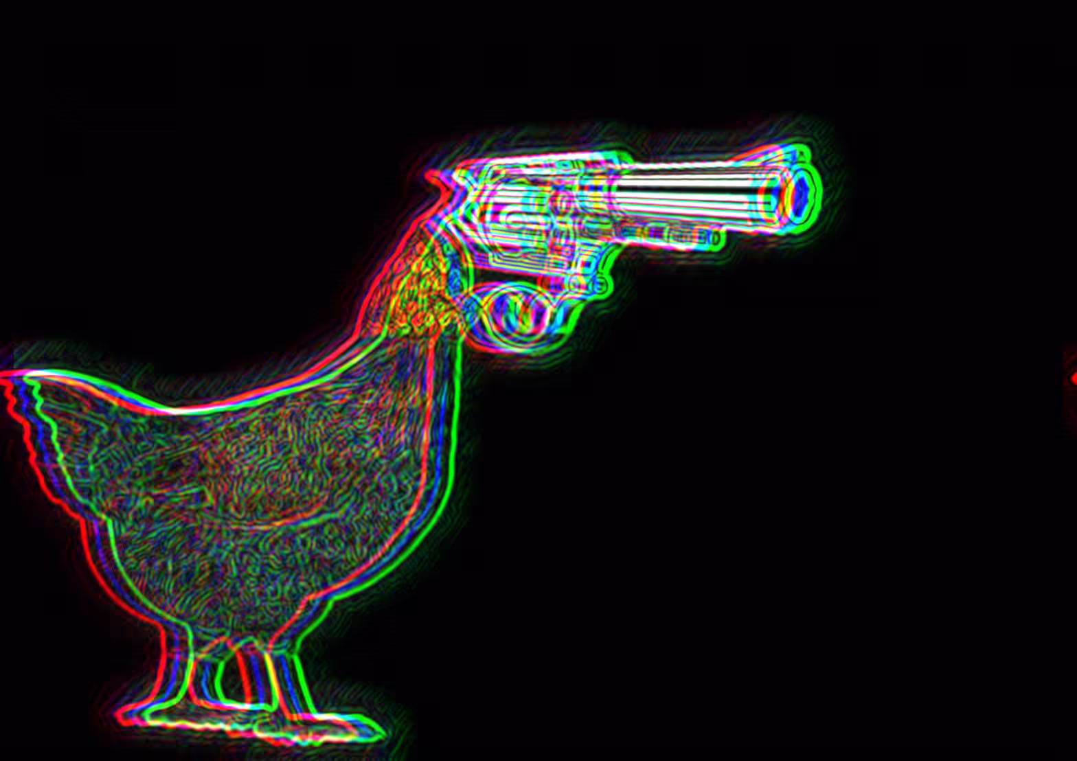 ONLY CHICKENS CARRY GUNS