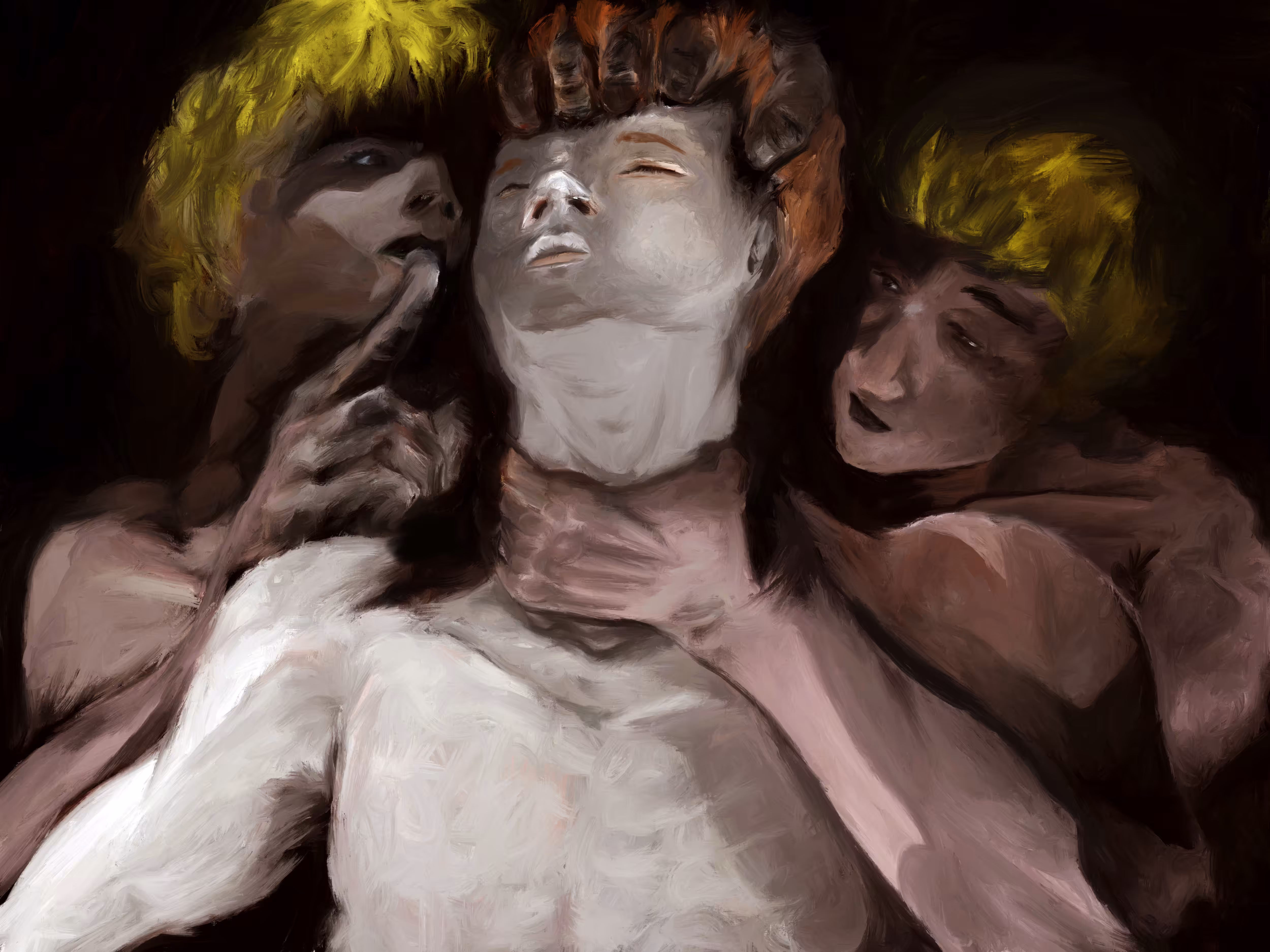THANATOS AND HYPNOS ENDING A BOY'S LIFE