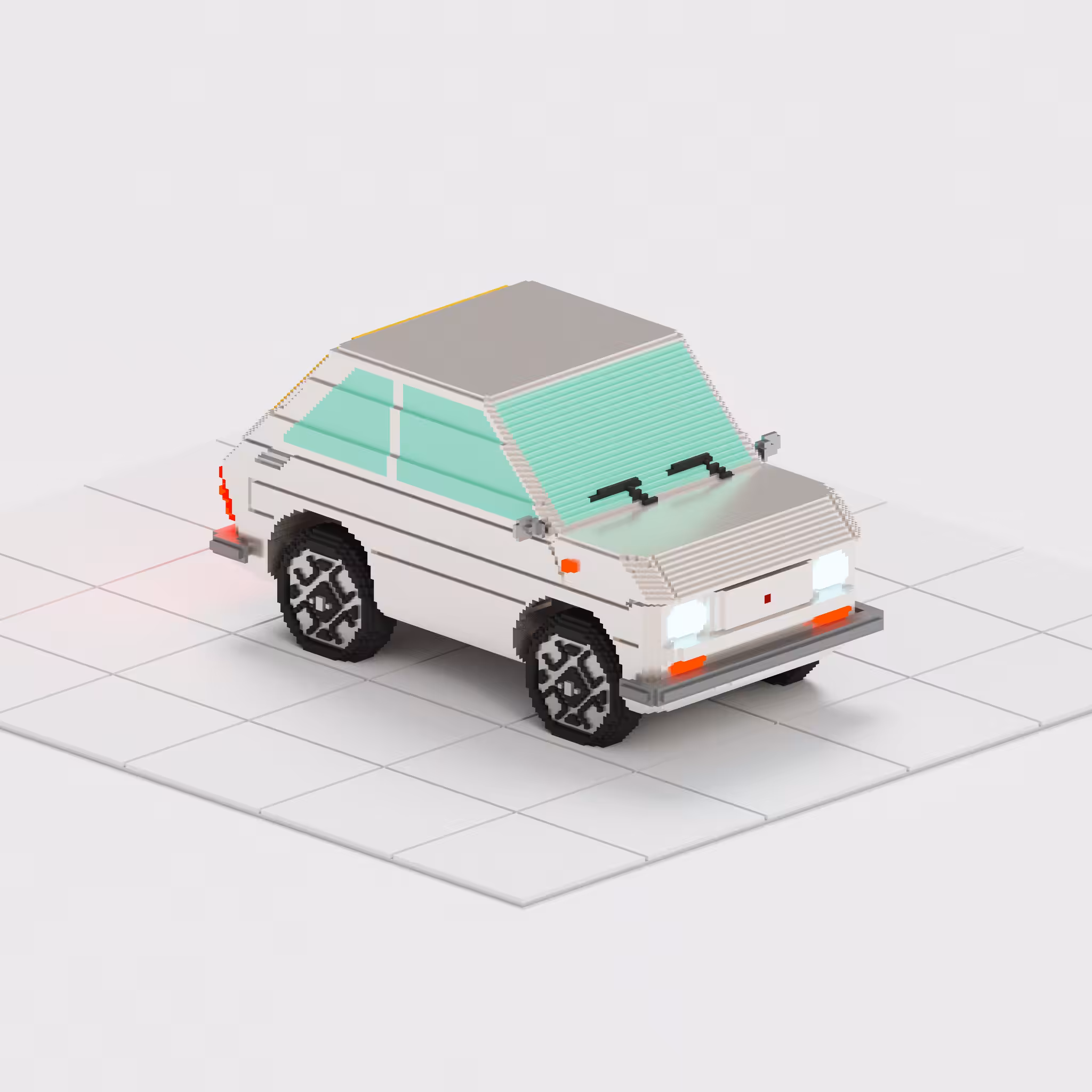 KINEGARAGE 01 - FIAT 126 #WHITE 