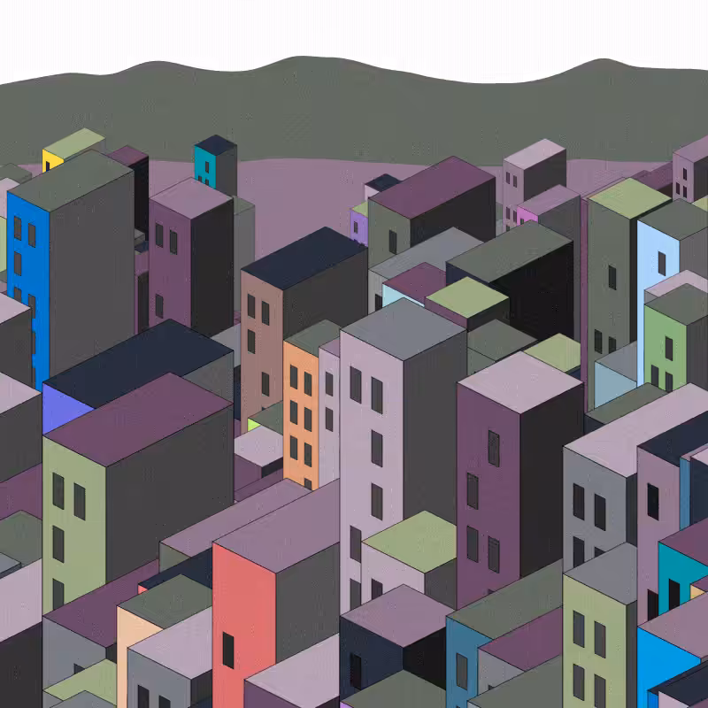 Coloured City #33